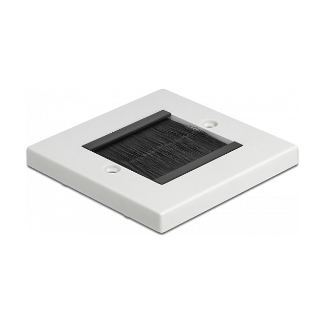 Zidna uvodnica za kabele DELOCK 66491 (86 x 86 mm, bijela)-1