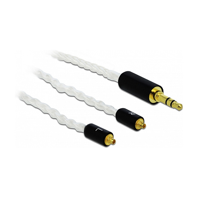 Delock audio kabel 3.5mm na 2 x MMCX, 1.2m-0