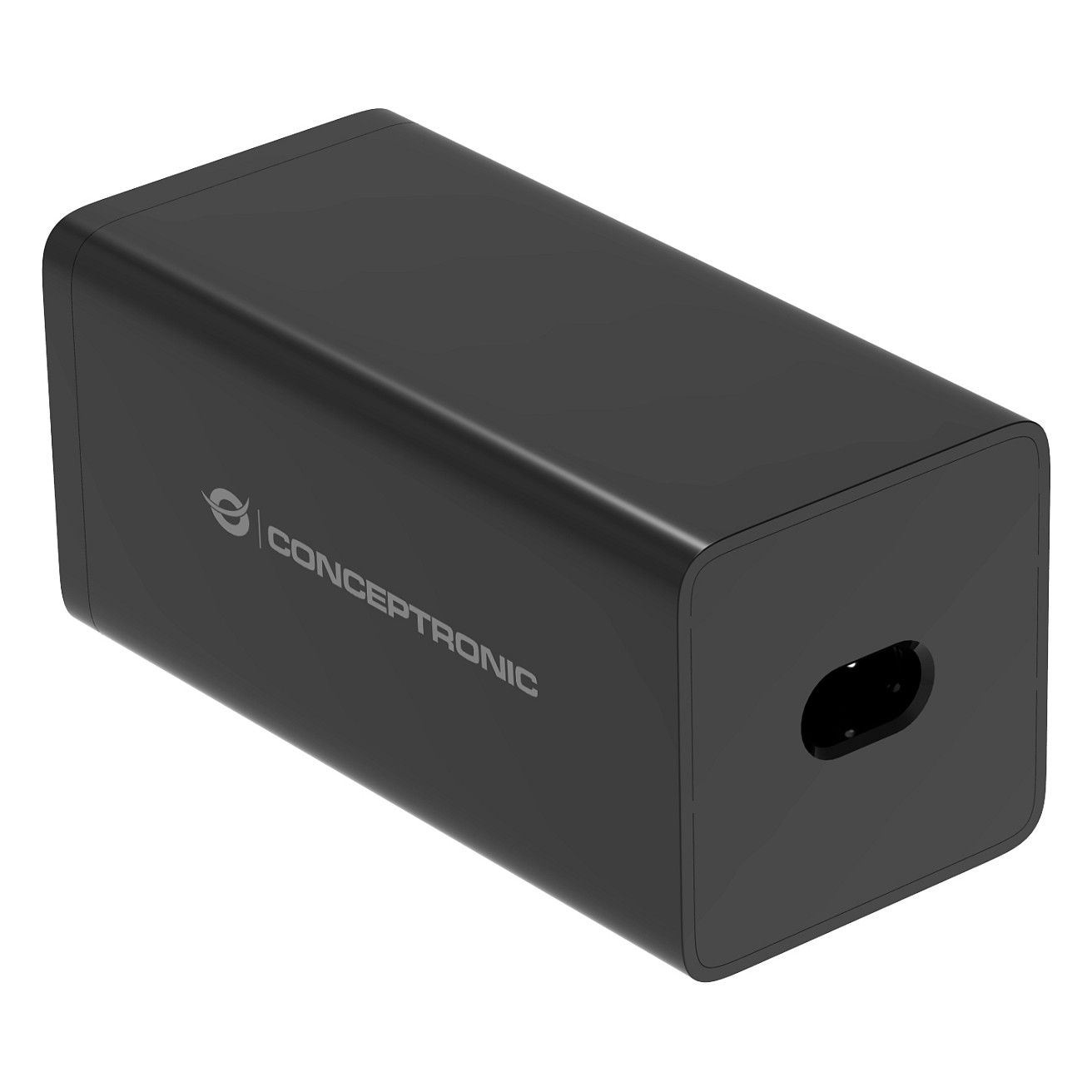 Punjač CONCEPTRONIC ALTHEA05B 6-portni GaN 200W (4x USB-C, 2x USB-A) crna boja-1
