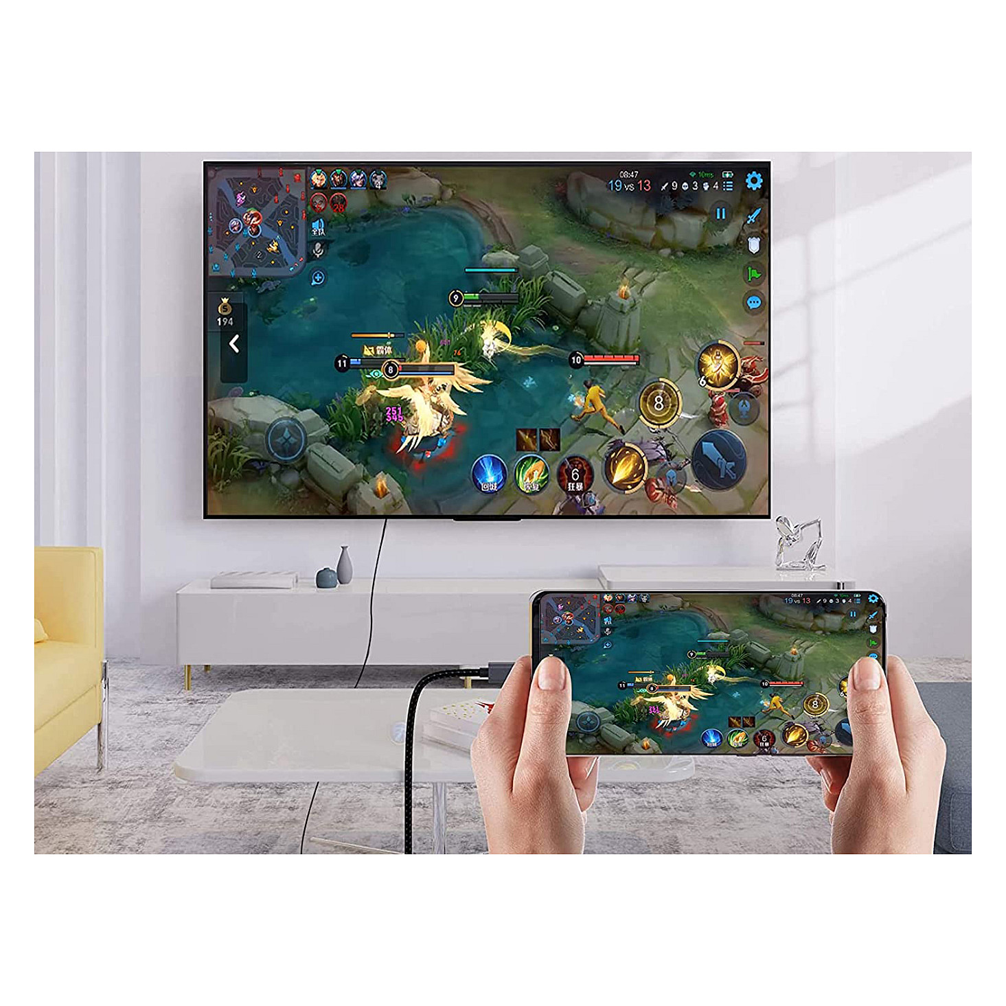 Conceptronic USB-C na HDMI 2.0 Adapter Kabel, 4K/60Hz, 2m, sivi-7