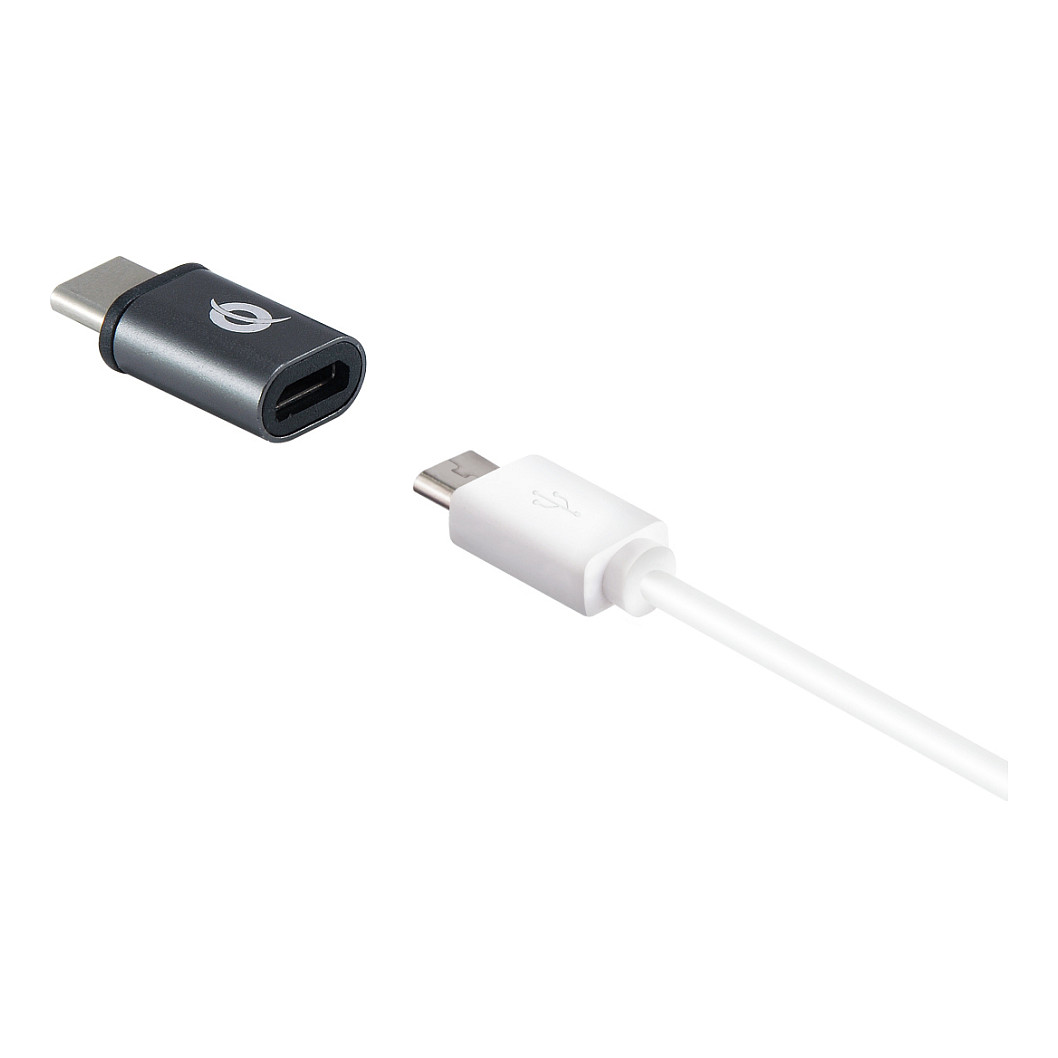 Conceptronic USB-C na Micro USB 2.0 OTG Adapter, 3 komada, sivi-2
