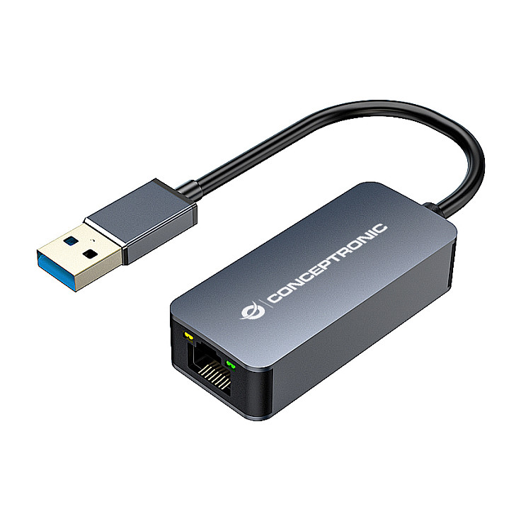 Conceptronic USB-A 3.0 na 2.5GbE mrežni adapter, 0.14m-0