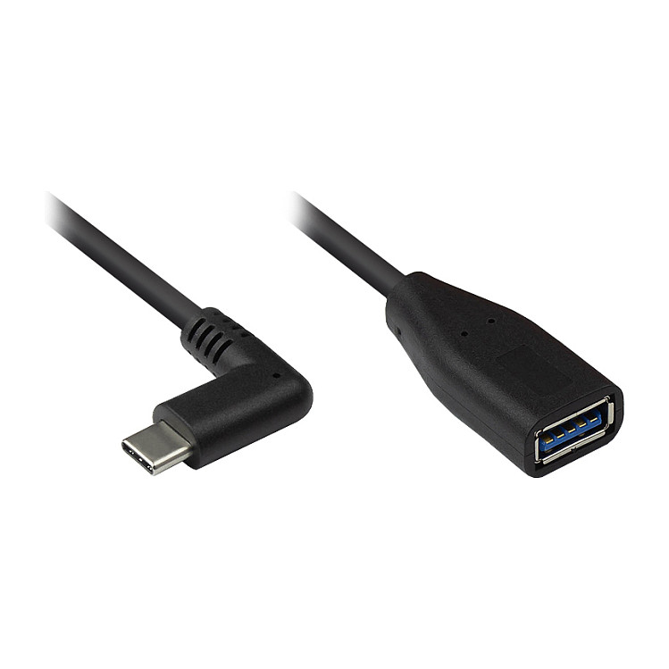 Good Connections USB-C na USB-A OTG Adapter Kabel, USB 3.2 Gen 1-0