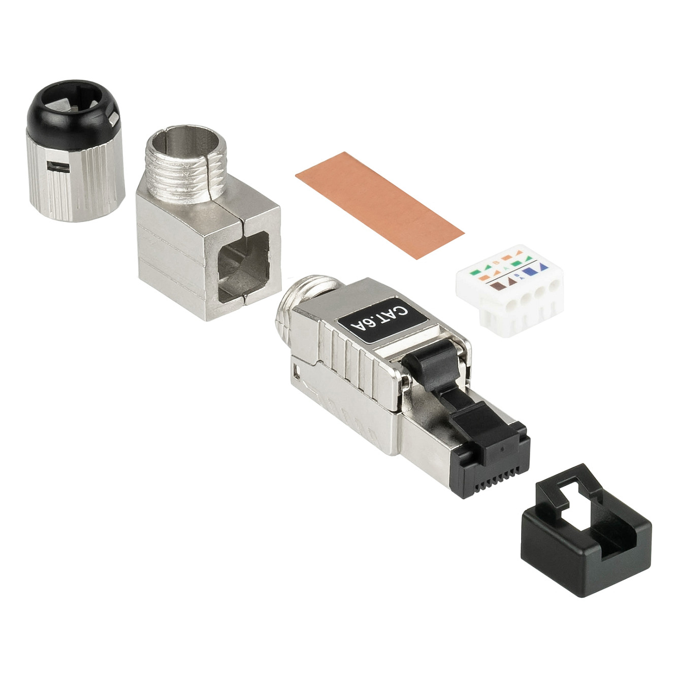 Mrežni konektor GOOD CONNECTIONS RJ45 Cat. 6A (tool-free, oklopljeni)-0