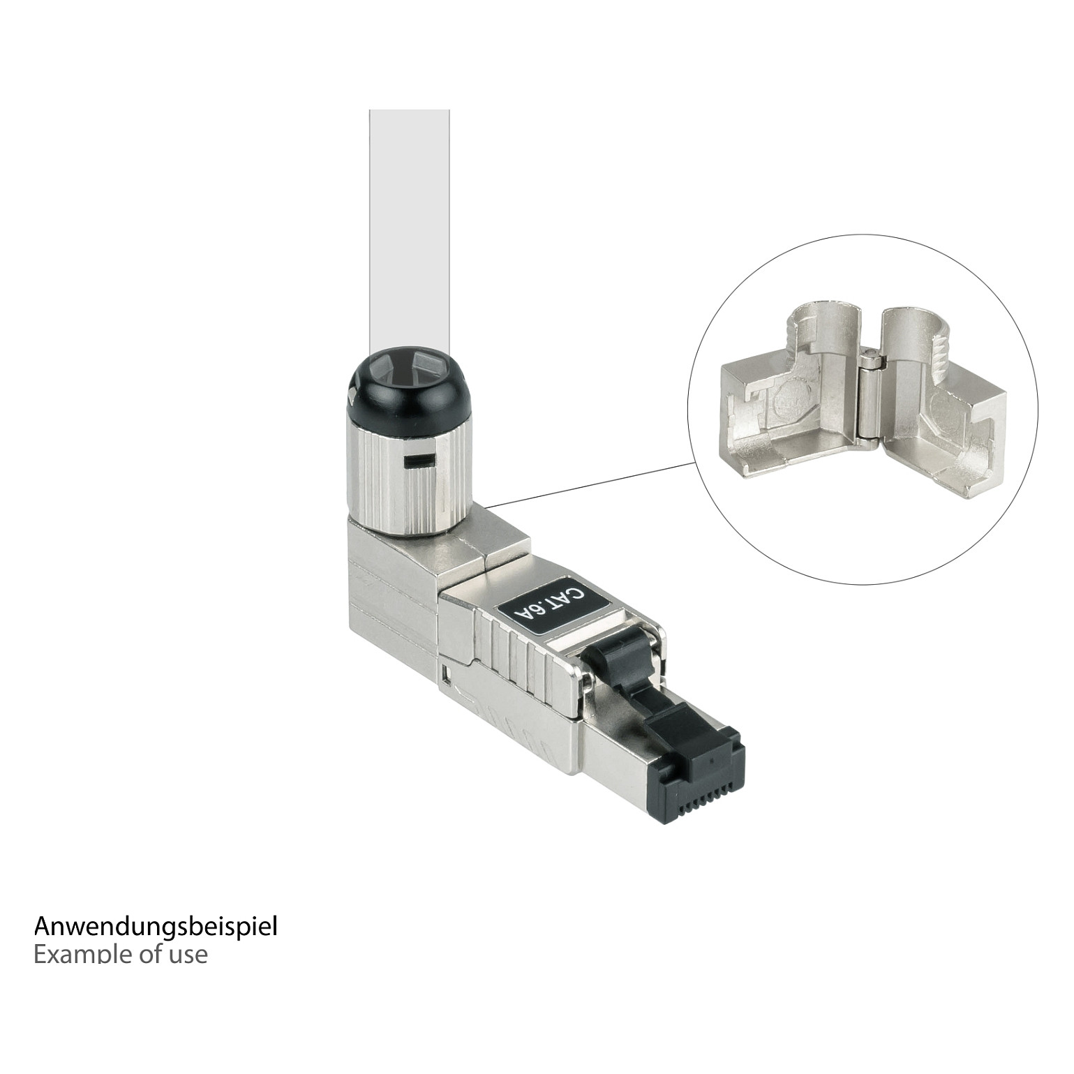 Mrežni konektor GOOD CONNECTIONS RJ45 Cat. 6A (tool-free, oklopljeni)-1