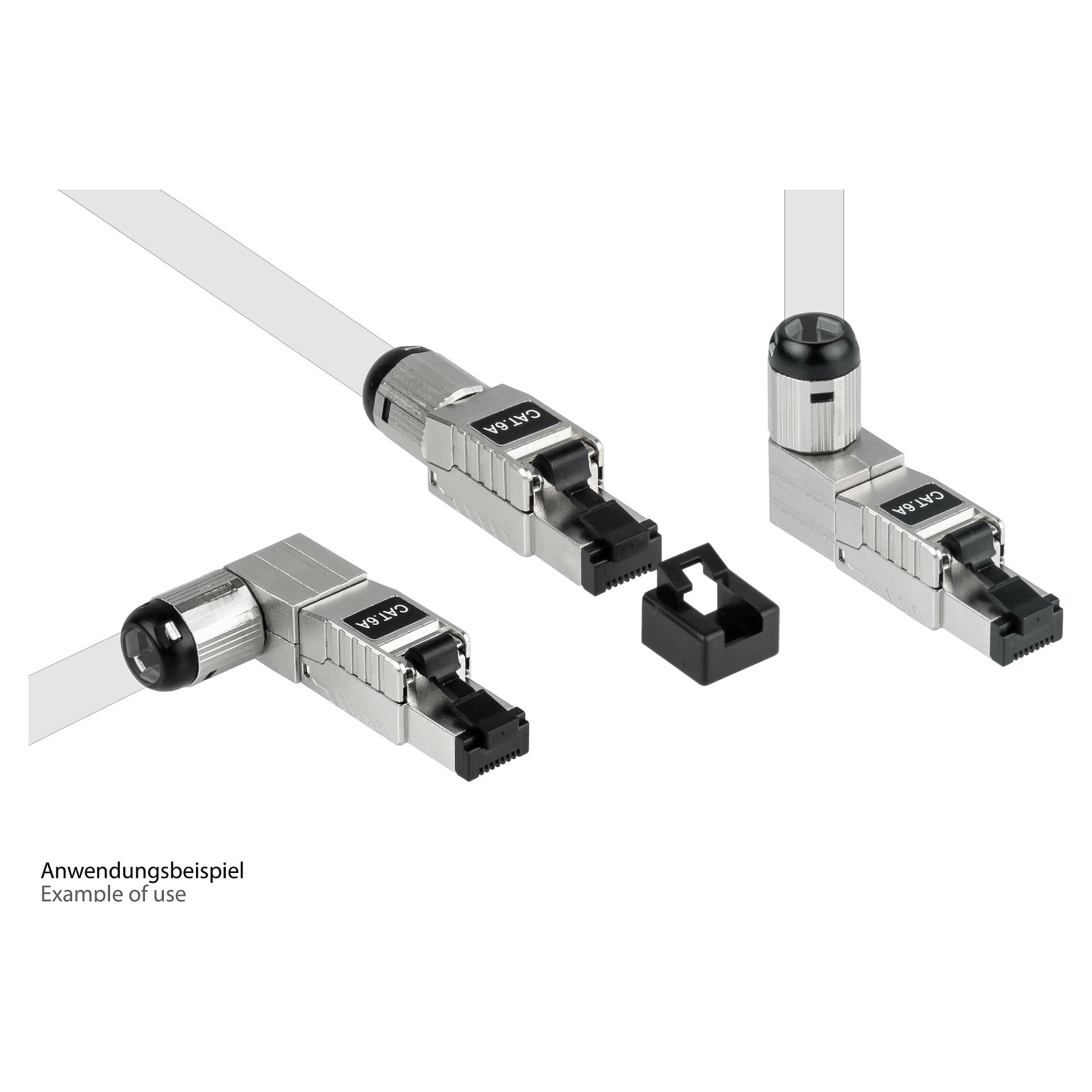 Mrežni konektor GOOD CONNECTIONS RJ45 Cat. 6A (tool-free, oklopljeni)-3