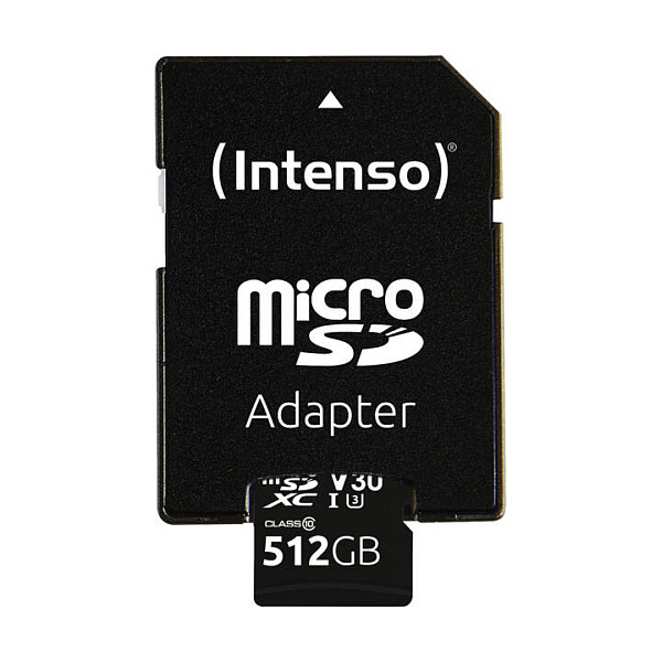 Memorijska kartica INTENSO Professional 512 GB microSDXC (UHS-I U3 V30)