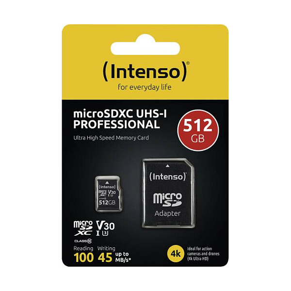 Memorijska kartica INTENSO Professional 512 GB microSDXC (UHS-I U3 V30)-2