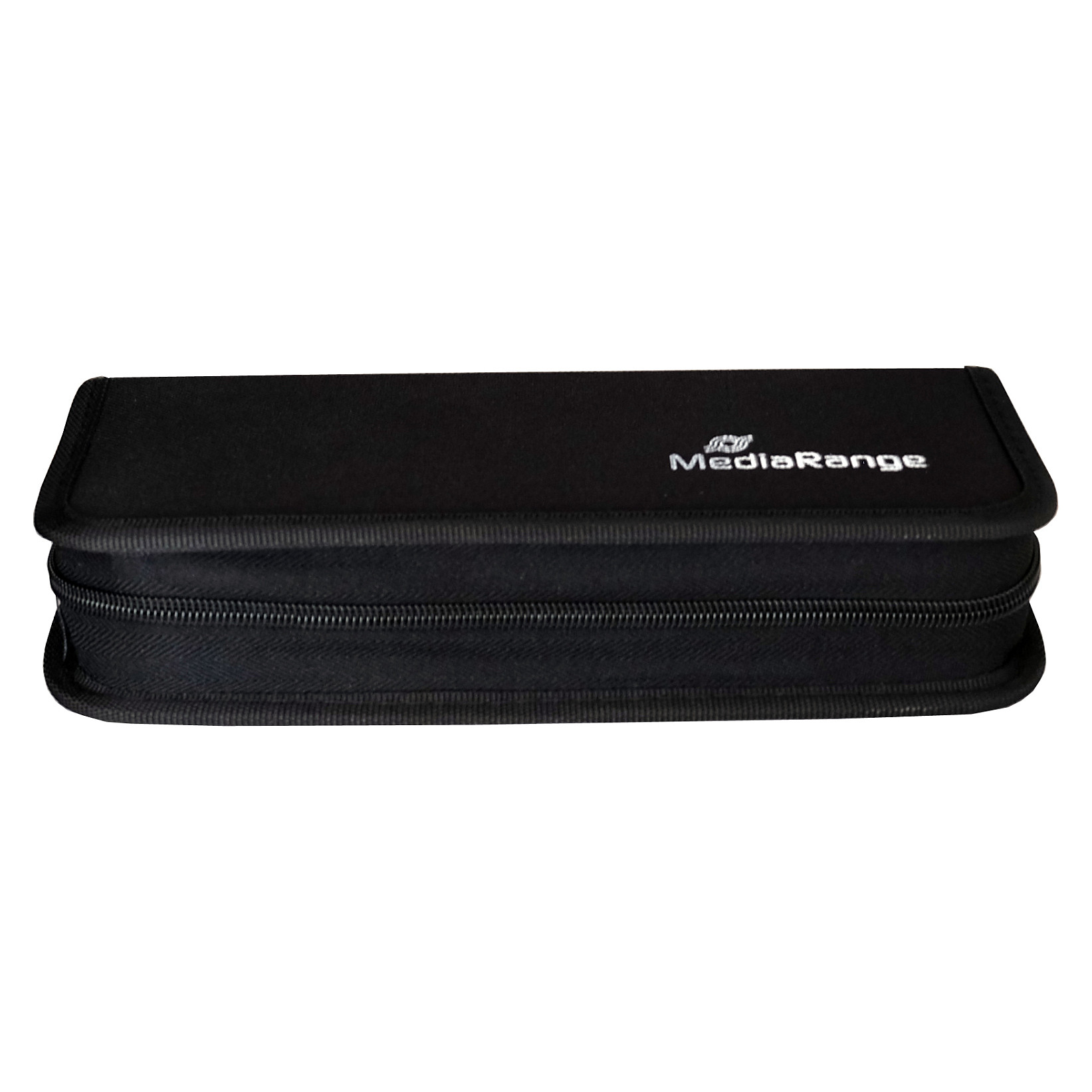 Torbica MEDIARANGE za 5 SD kartica i 10 USB stickova, crna boja-0