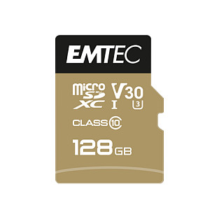 Emtec SpeedIN Pro 128GB MicroSDXC memorijska kartica U3 V30 A1 + SD adapter