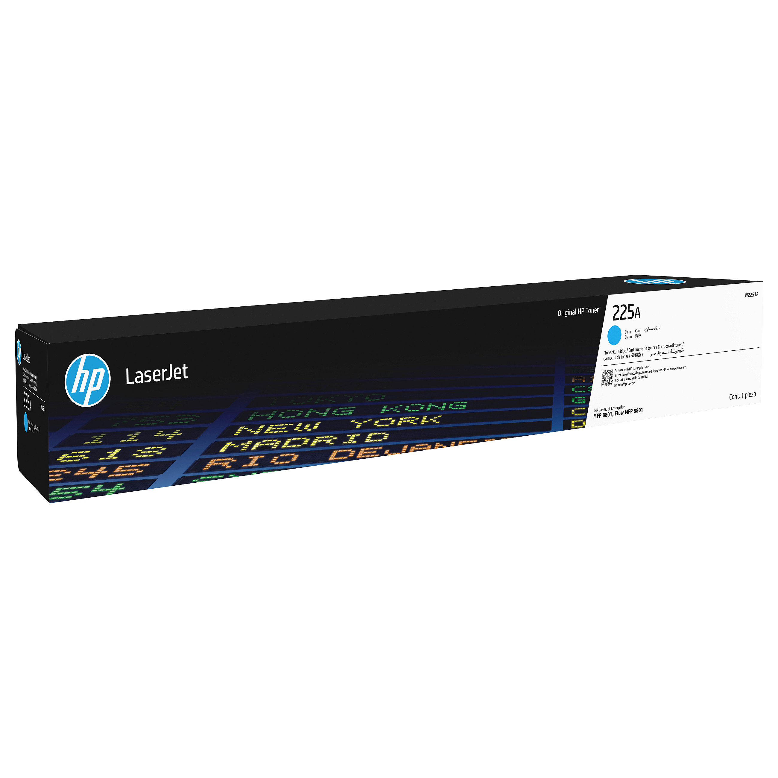 HP 225A W2251A Original Toner Cyan-0
