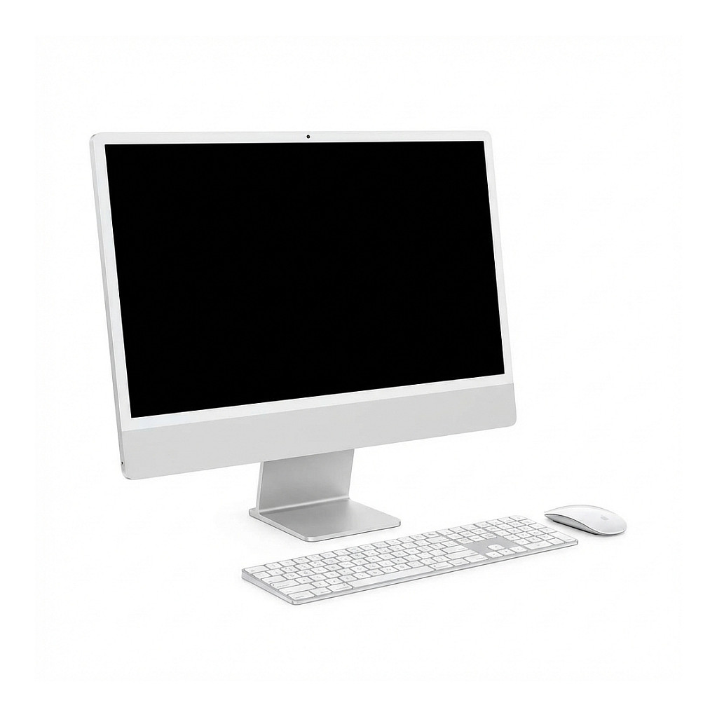 AIO računalo APPLE iMac (24" Retina 4.5K, M4 10C CPU/10C GPU, 16GB RAM, 1TB SSD, macOS, srebrno)