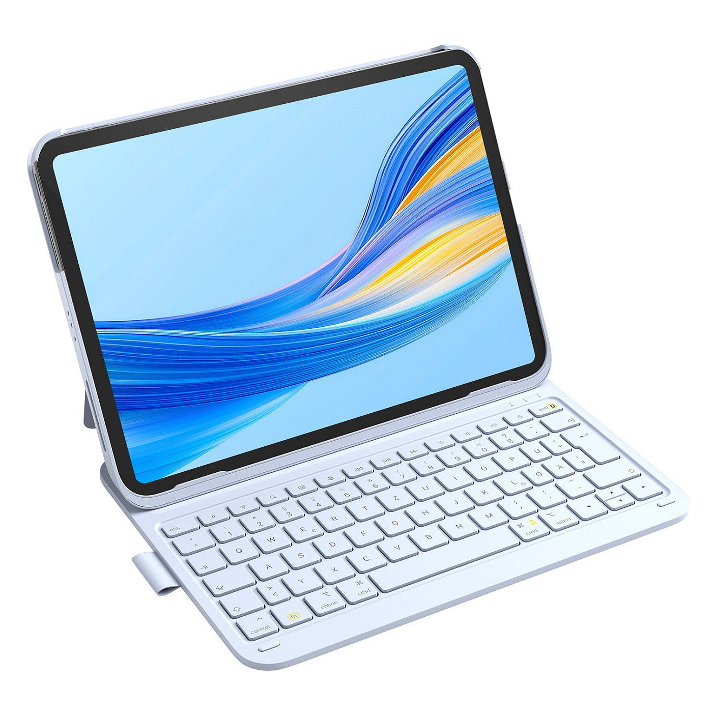 Tipkovnica s kućištem INATECK KB02026 za iPad Air 13" i Pro 12.9" (QWERTZ), plava boja-0