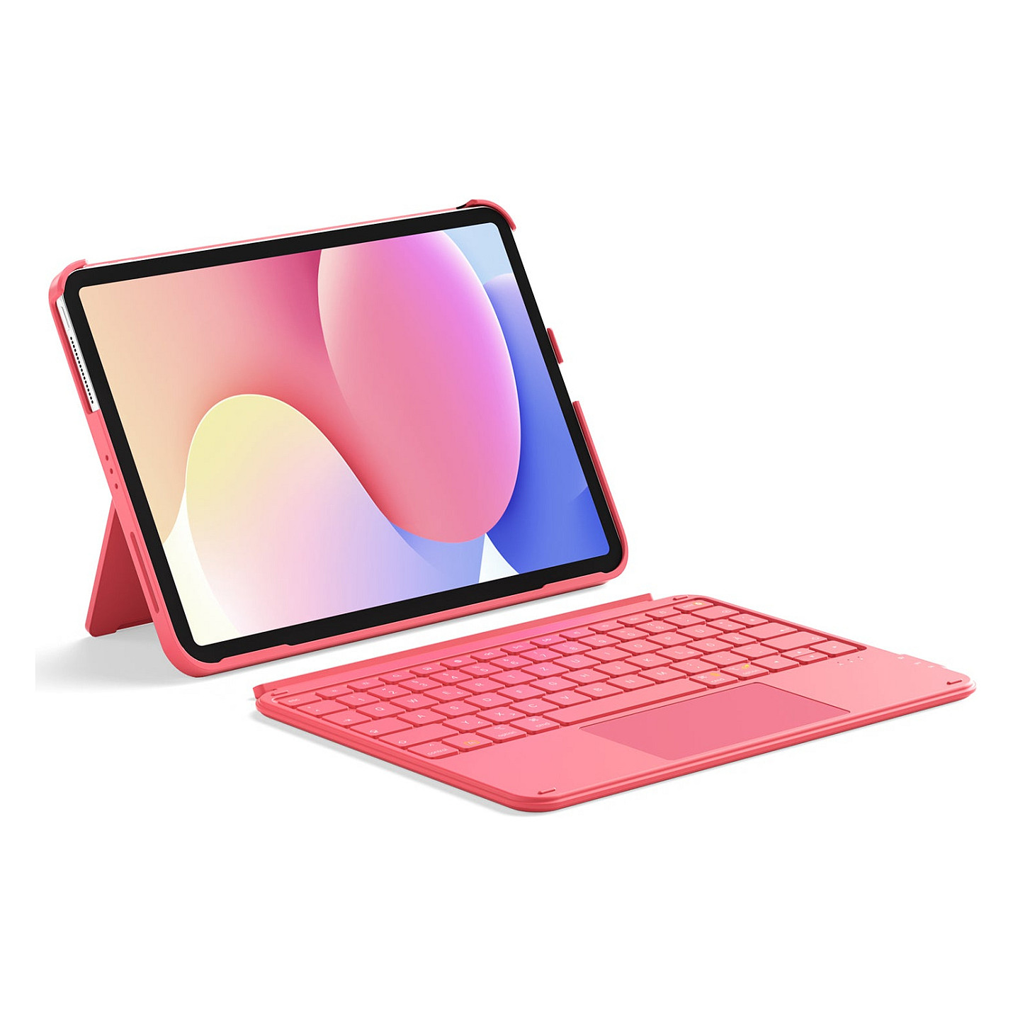 Tipkovnica s kućištem INATECK KB02012 za iPad Pro 11" / Air 4/5 (QWERTZ), crvena boja-1