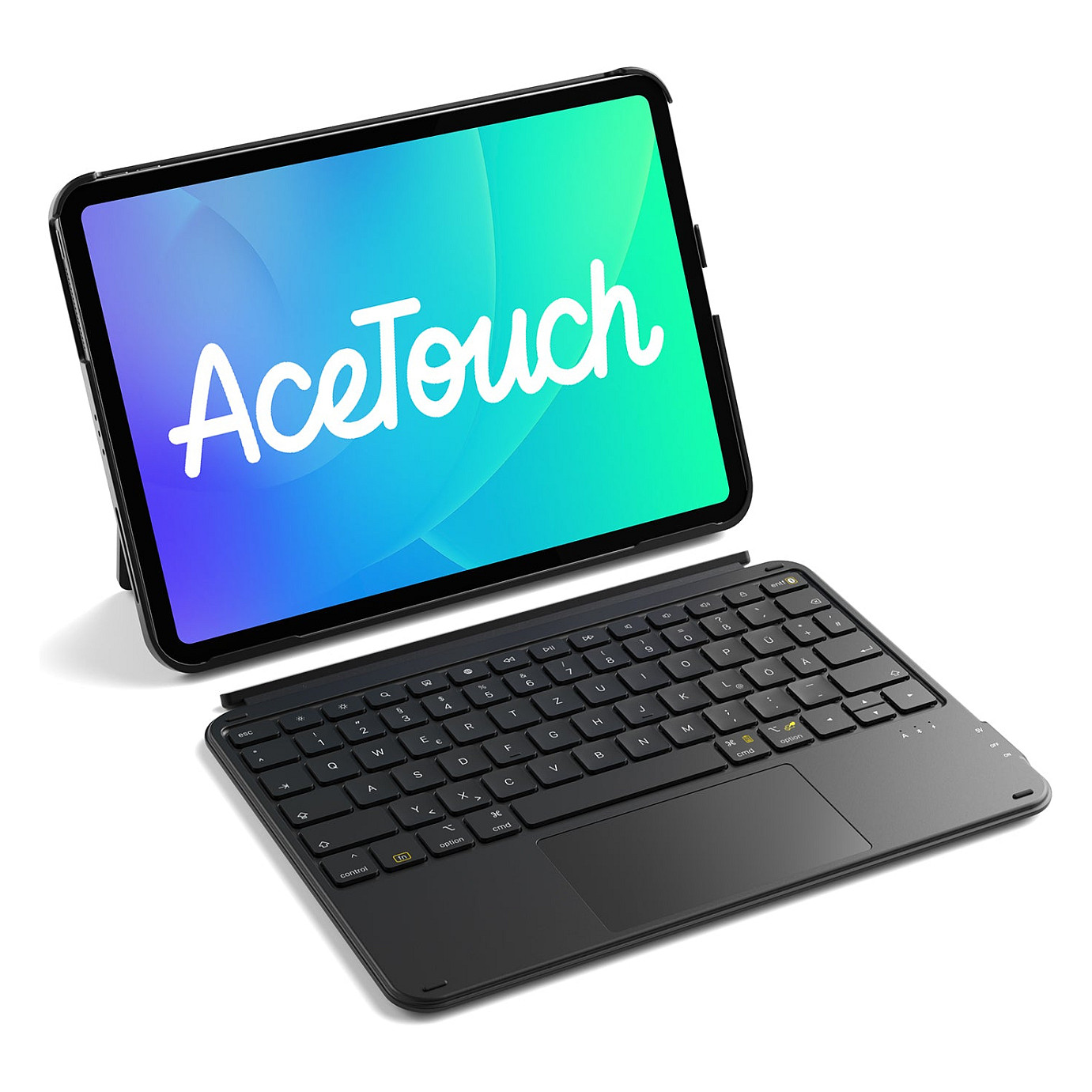 Tipkovnica s kućištem INATECK KB02012 za iPad Pro 11" / Air 10.9", QWERTZ, grafitna boja-0