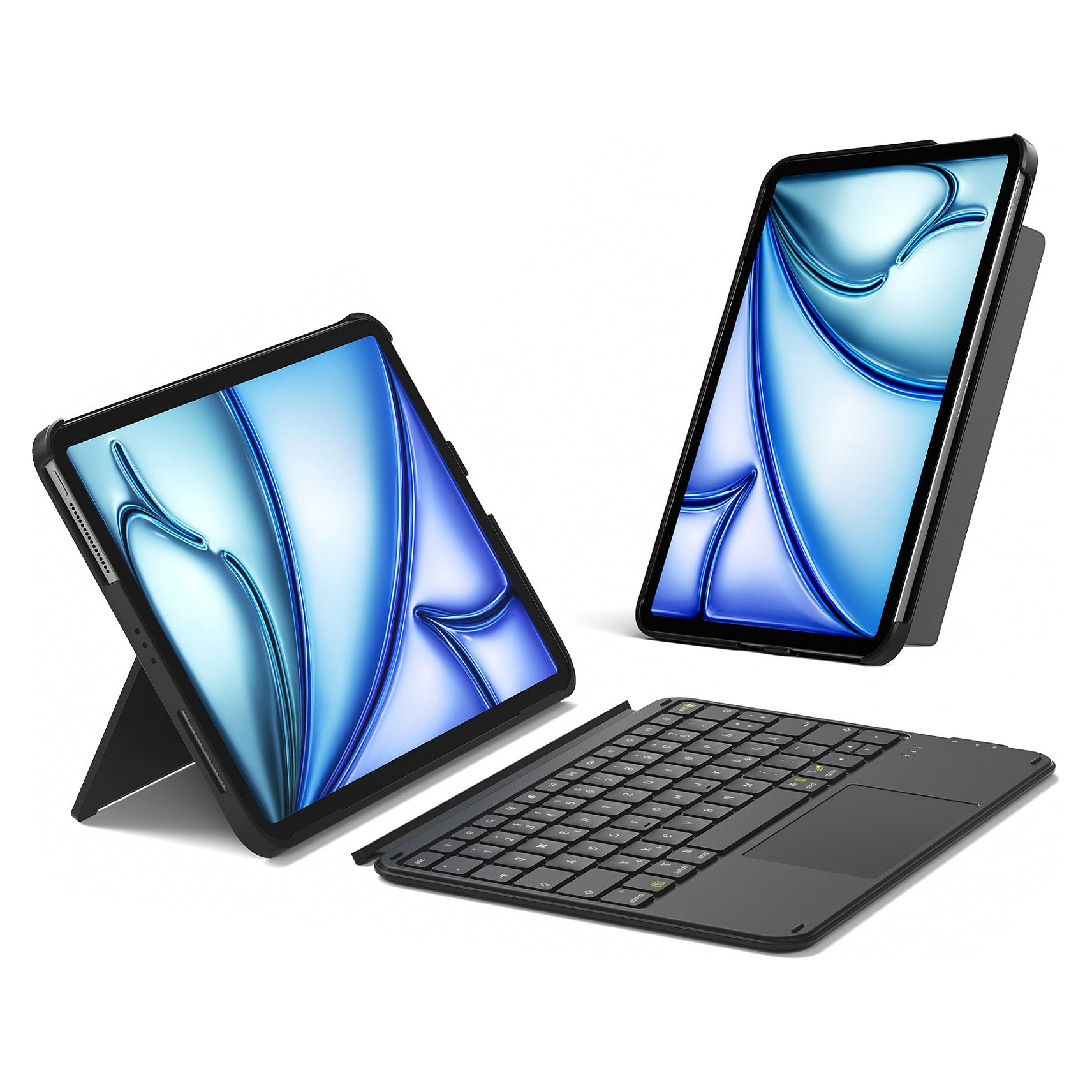 Tipkovnica s kućištem INATECK KB02012 za iPad Pro 11" / Air 10.9", QWERTZ, grafitna boja-1