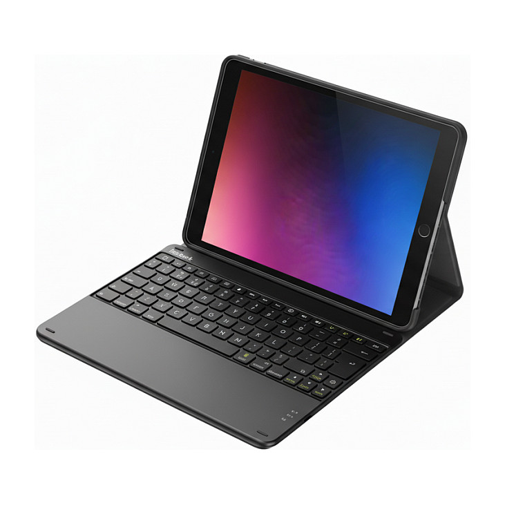 Tipkovnica s kućištem INATECK KB02011 za iPad 10.2"/10.5" (QWERTZ), crna boja-0