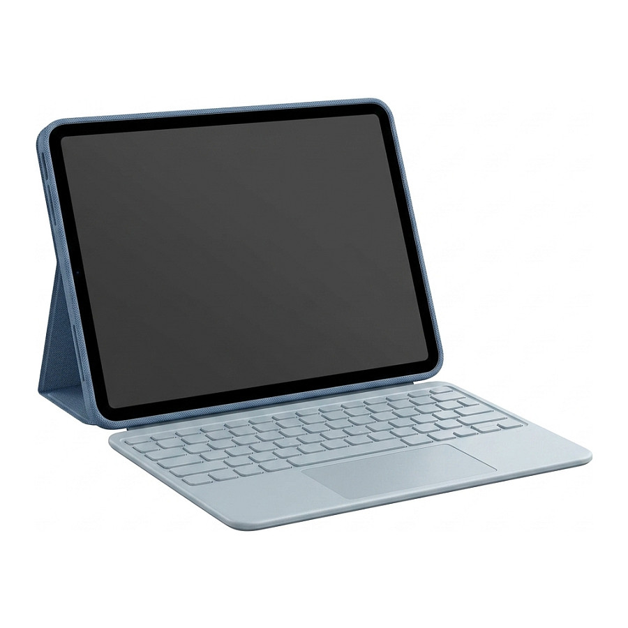 Torbica s tipkovnicom INATECK KB02012 za iPad 10.9" (10. gen), njemački QWERTZ raspored, plava boja-0