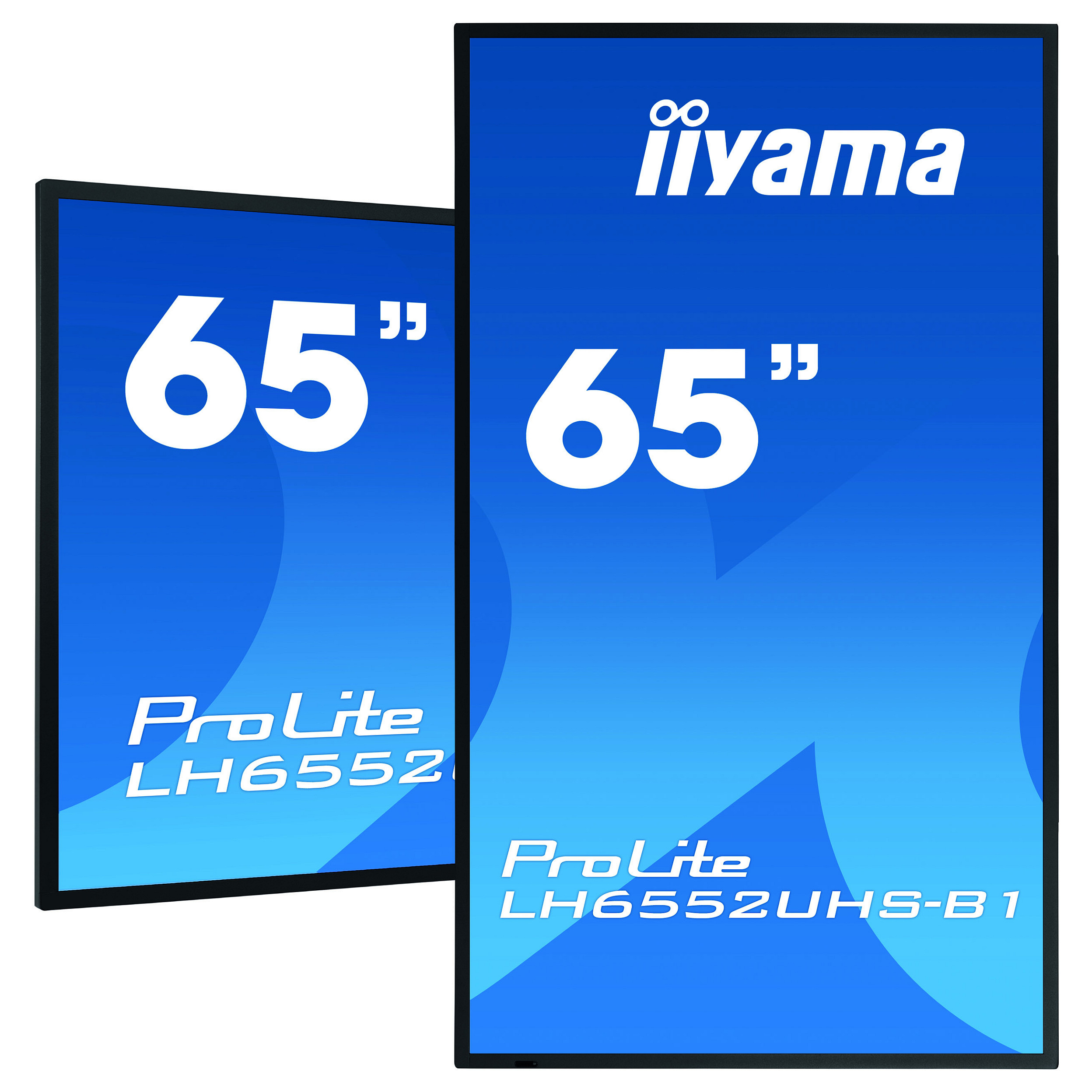 IIYAMA LH6552UHS-B1 165.10cm 65Zoll UHD IPS Landscape and Portrait 500cd/m2 DVI-I VGA DP 3xHDMI DP MST 2xUSB2.0 LAN/RS232 PC-Slot-10