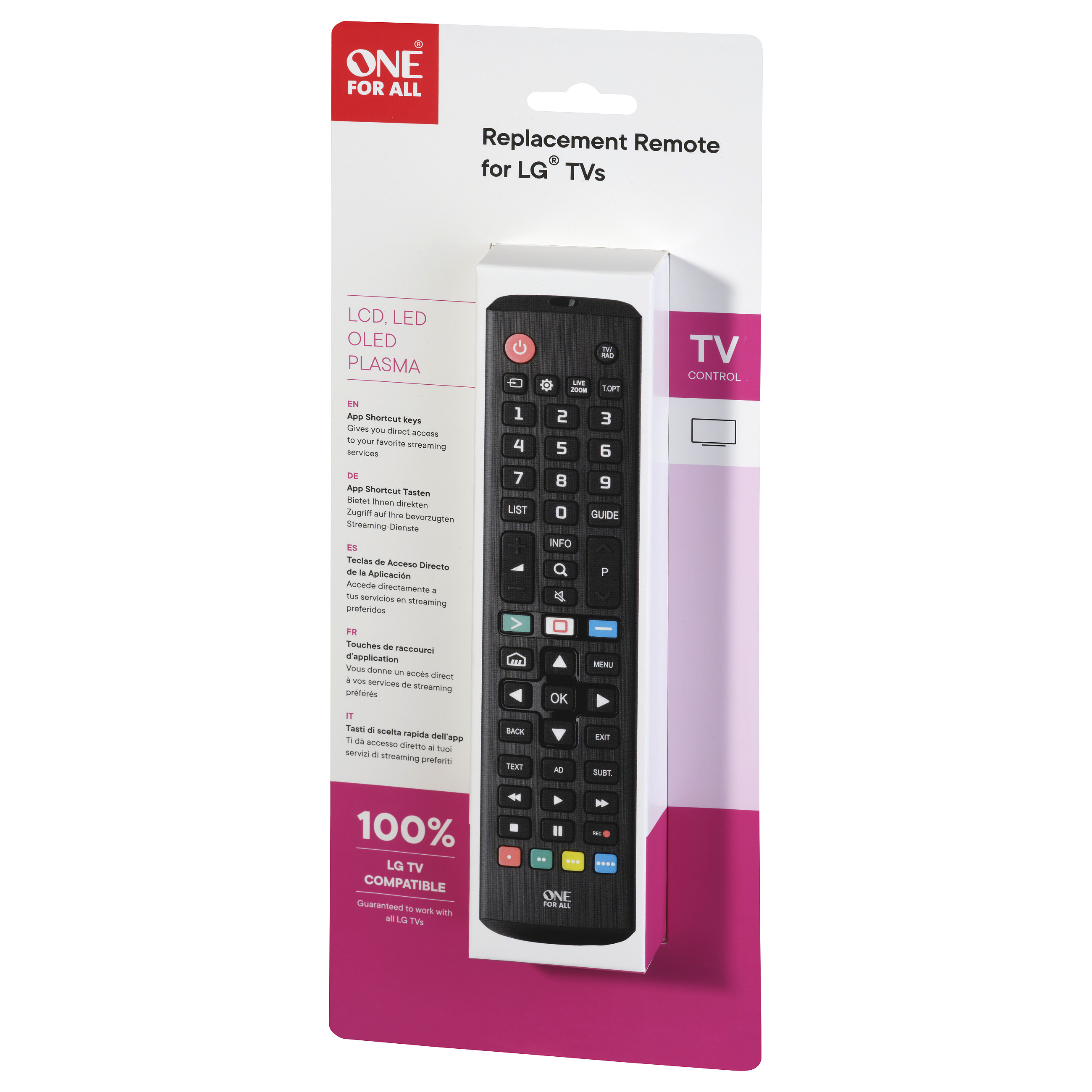 Zamjenski daljinski upravljač ONE FOR ALL URC 4911 za LG televizore-2