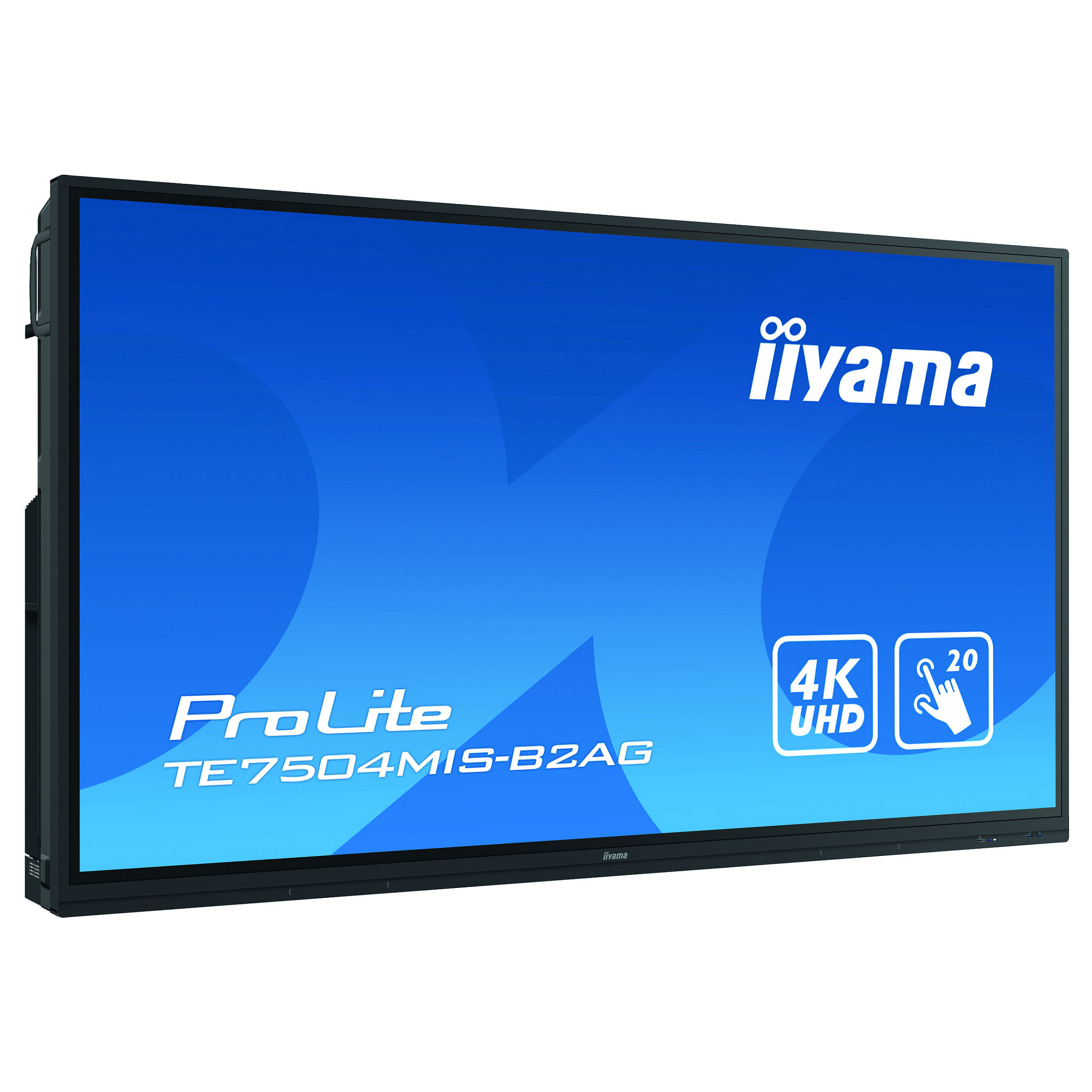 189,3cm/75'' (3840x2160) iiyama ProLite TE7504MIS-B2AG 16:9 8ms IPS 3xHDMI VGA USB-C VESA Speaker 4K UHD