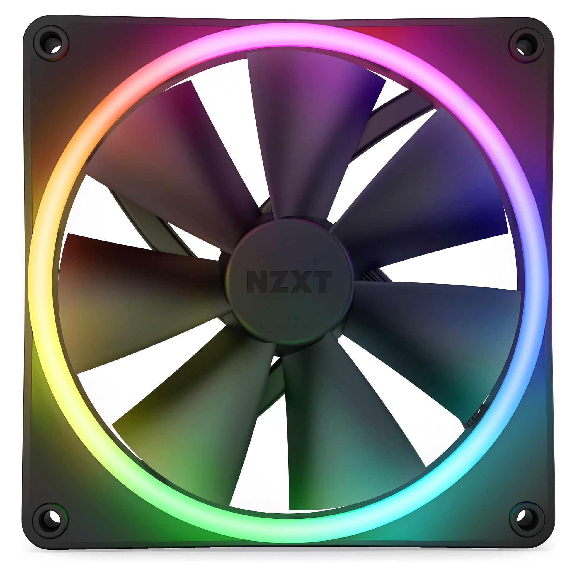 Ventilator za PC NZXT F120 RGB DUO 120mm, crni-1