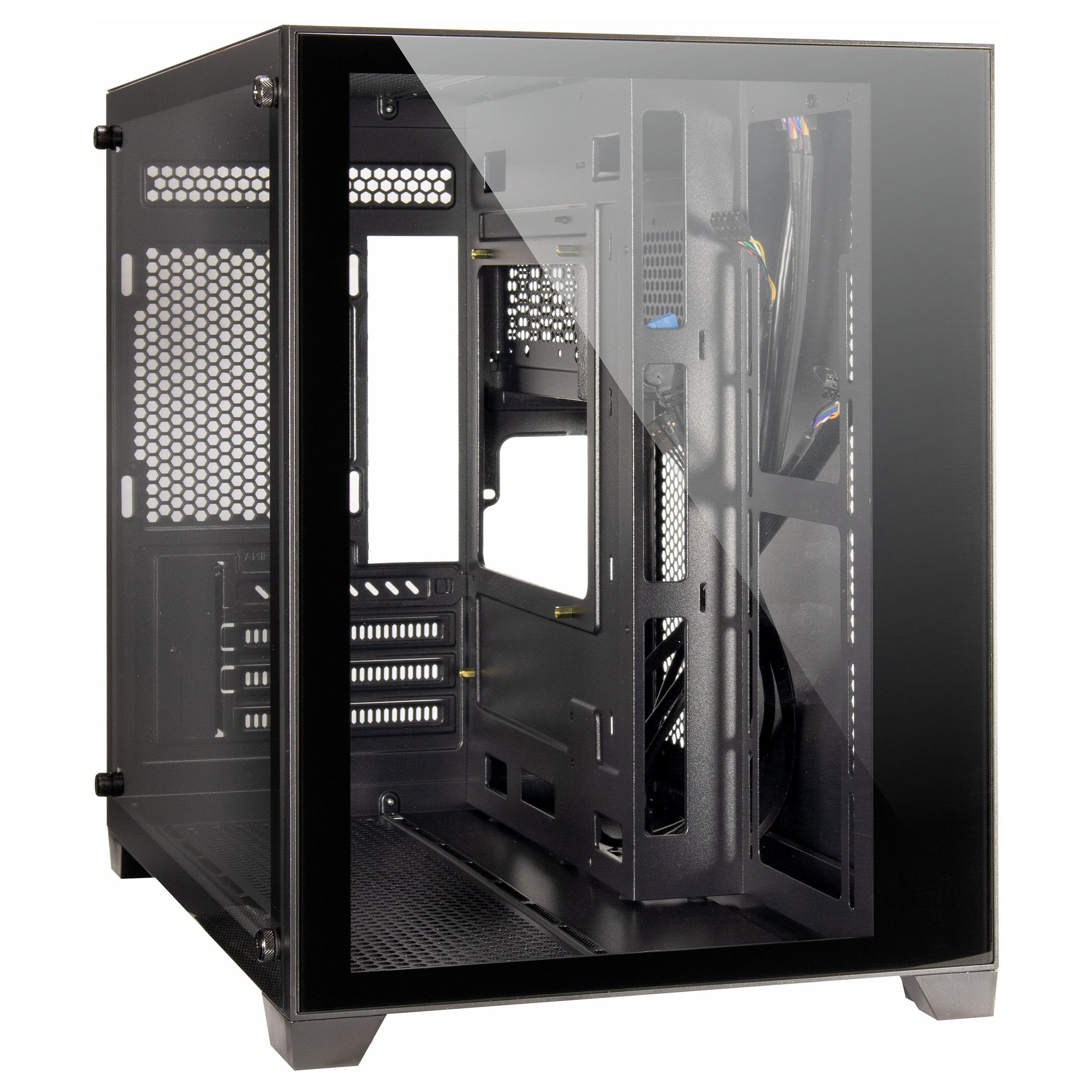 Kućište za računalo INTER-TECH C-501 Aspect Micro-ATX crna boja