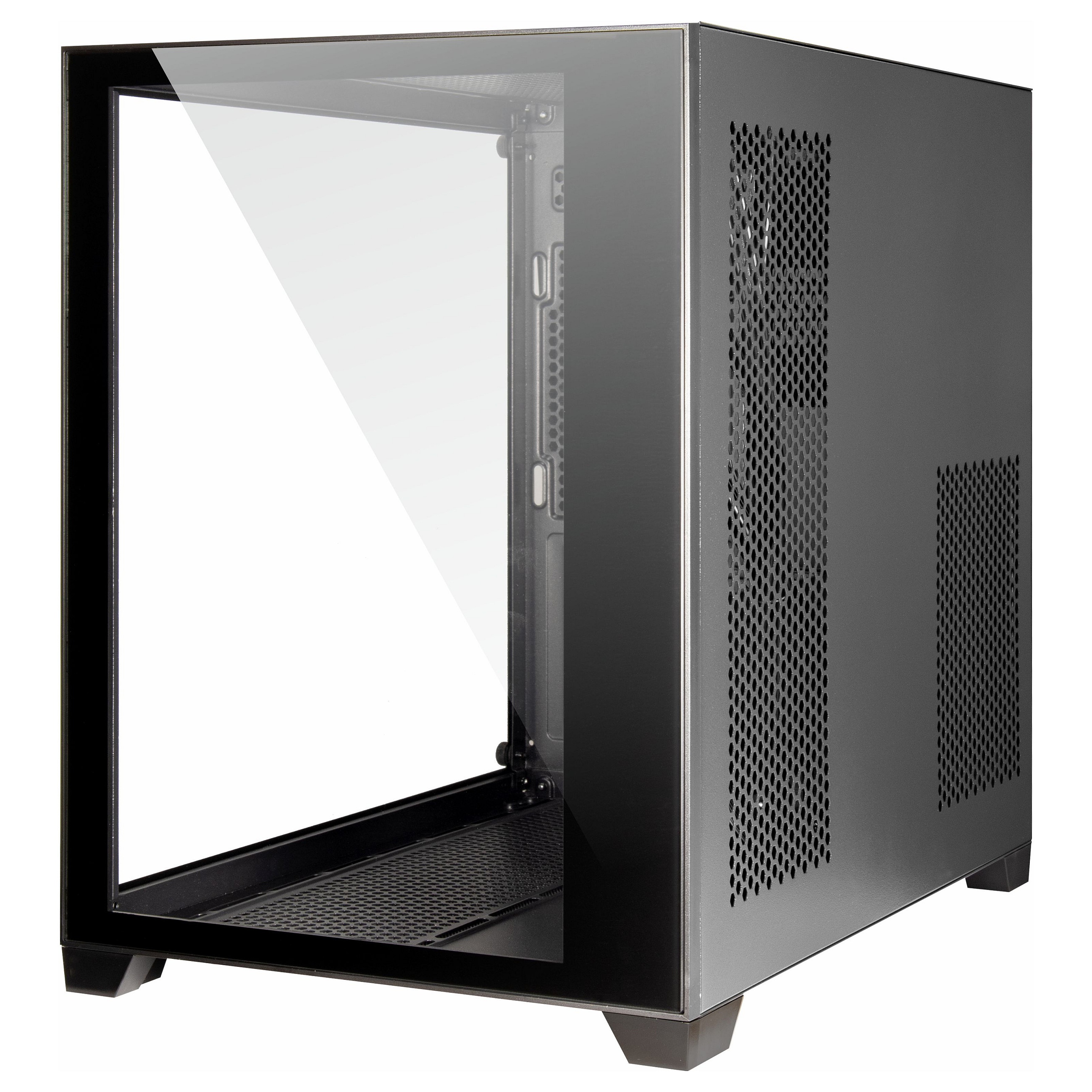 Kućište za računalo INTER-TECH C-501 Aspect Micro-ATX crna boja-1
