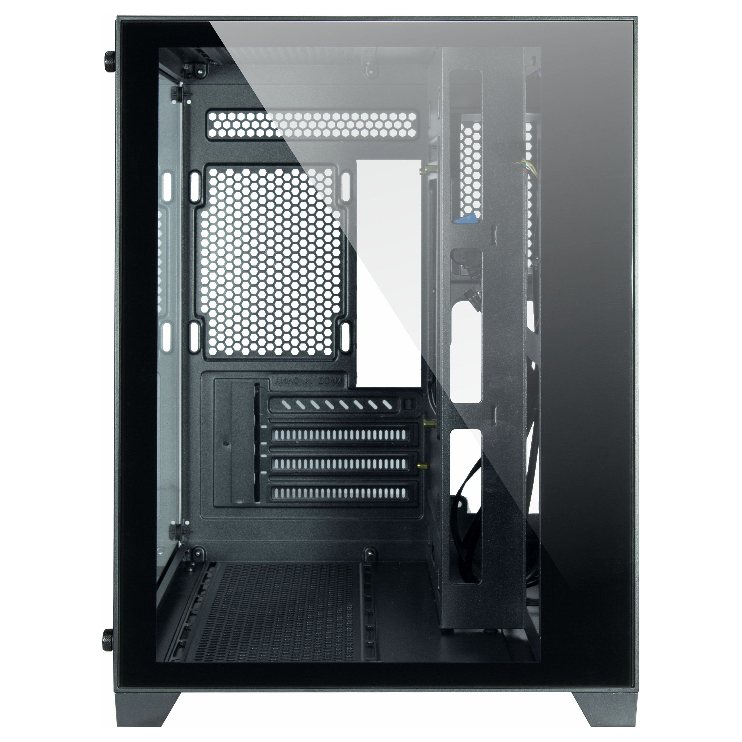Kućište za računalo INTER-TECH C-501 Aspect Micro-ATX crna boja-4