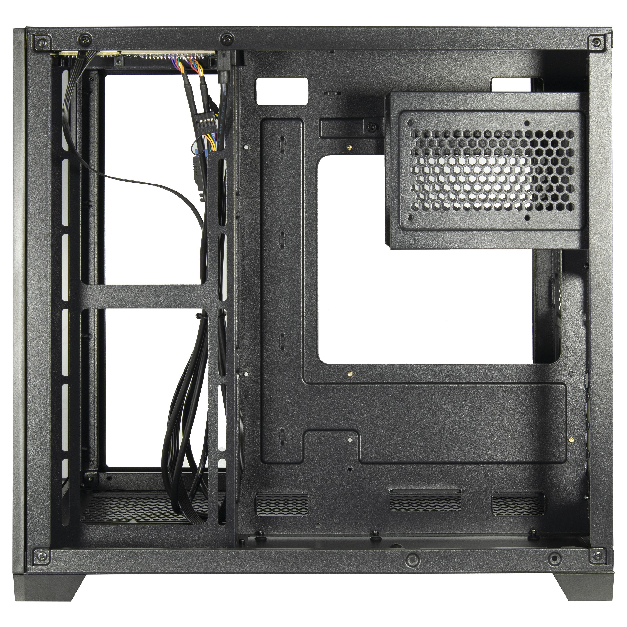 Kućište za računalo INTER-TECH C-501 Aspect Micro-ATX crna boja-7