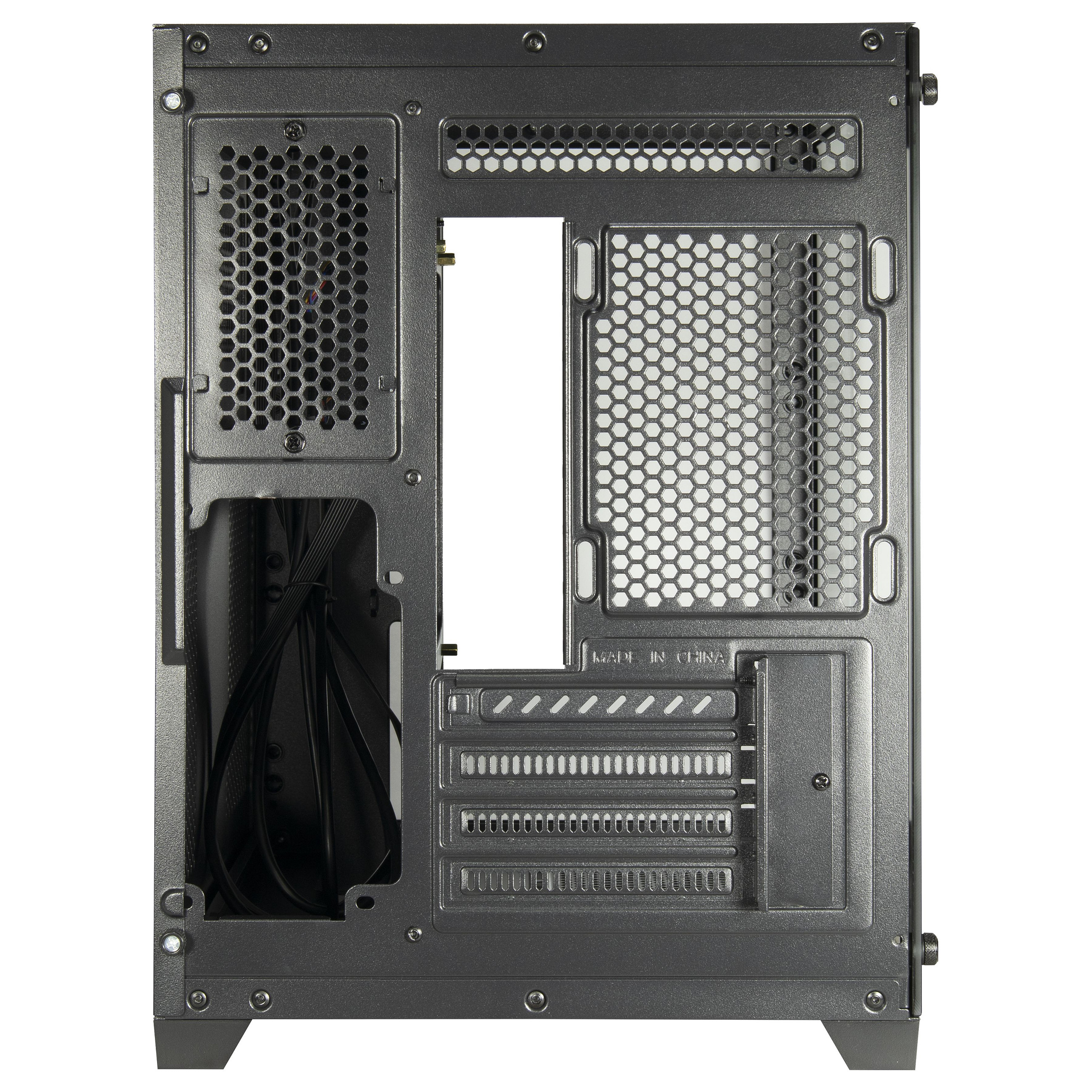 Kućište za računalo INTER-TECH C-501 Aspect Micro-ATX crna boja-8