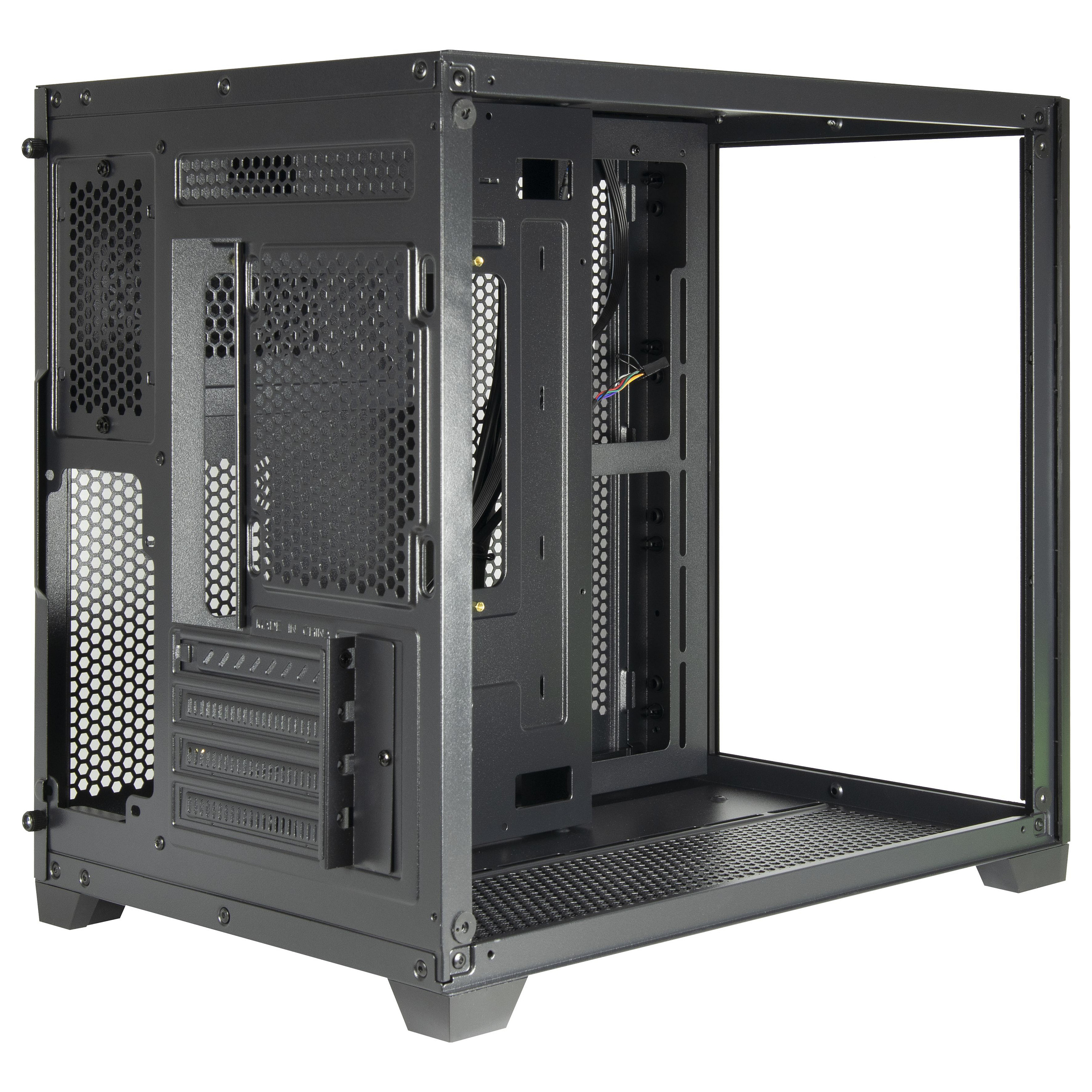 Kućište za računalo INTER-TECH C-501 Aspect Micro-ATX crna boja-9
