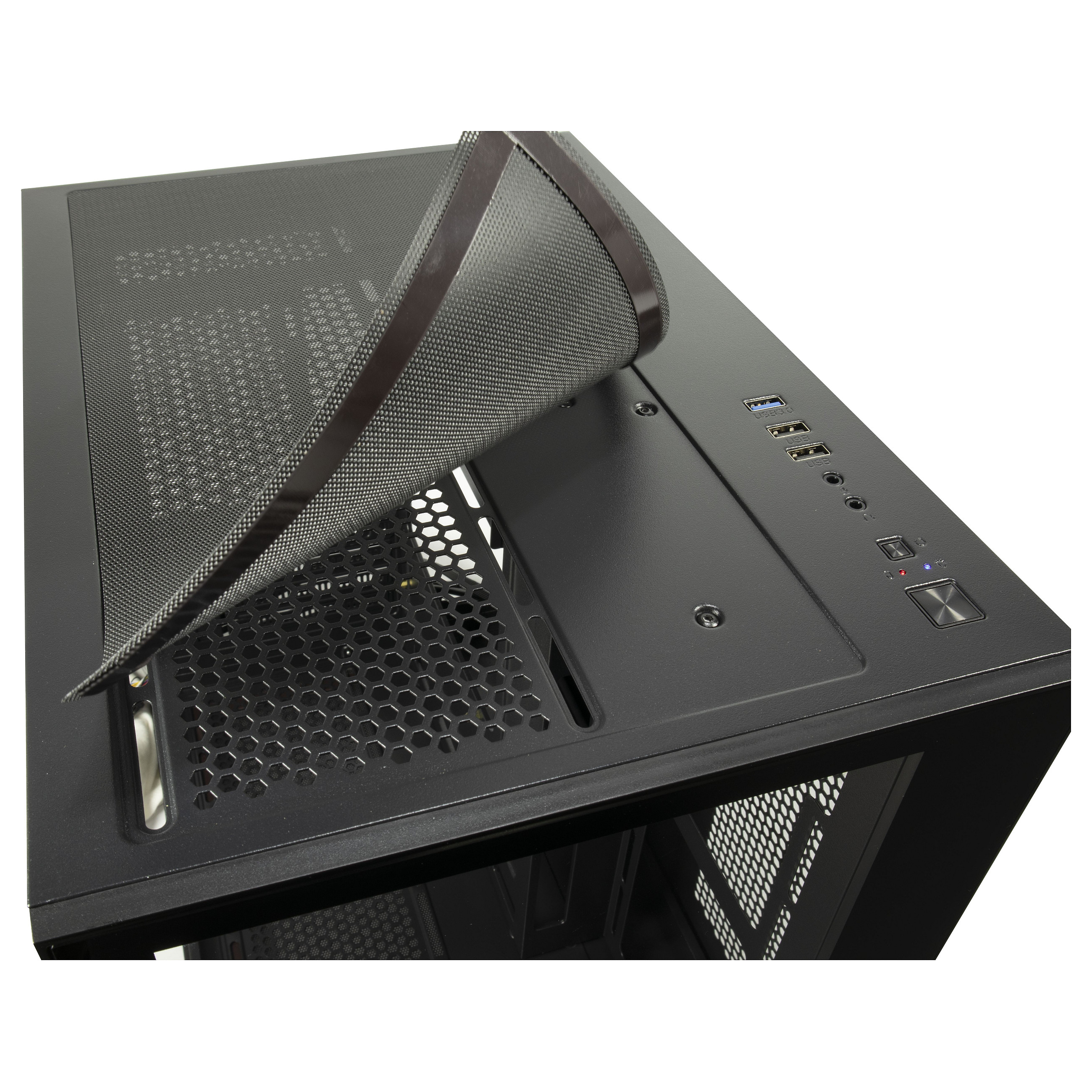 Kućište za računalo INTER-TECH C-501 Aspect Micro-ATX crna boja-11