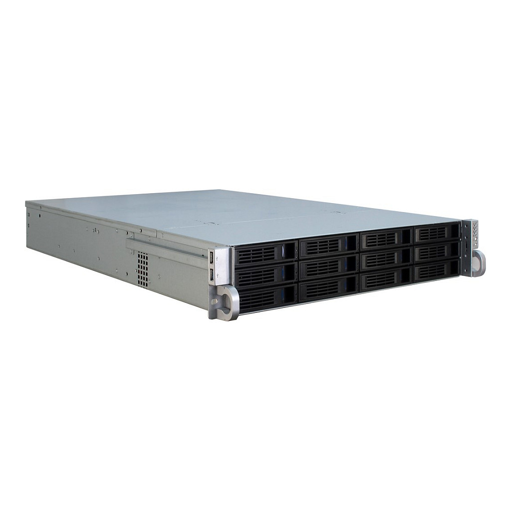 Kućište za server INTER-TECH IPC 2U-2412 (2U, 12x 3.5" Hot-Swap)