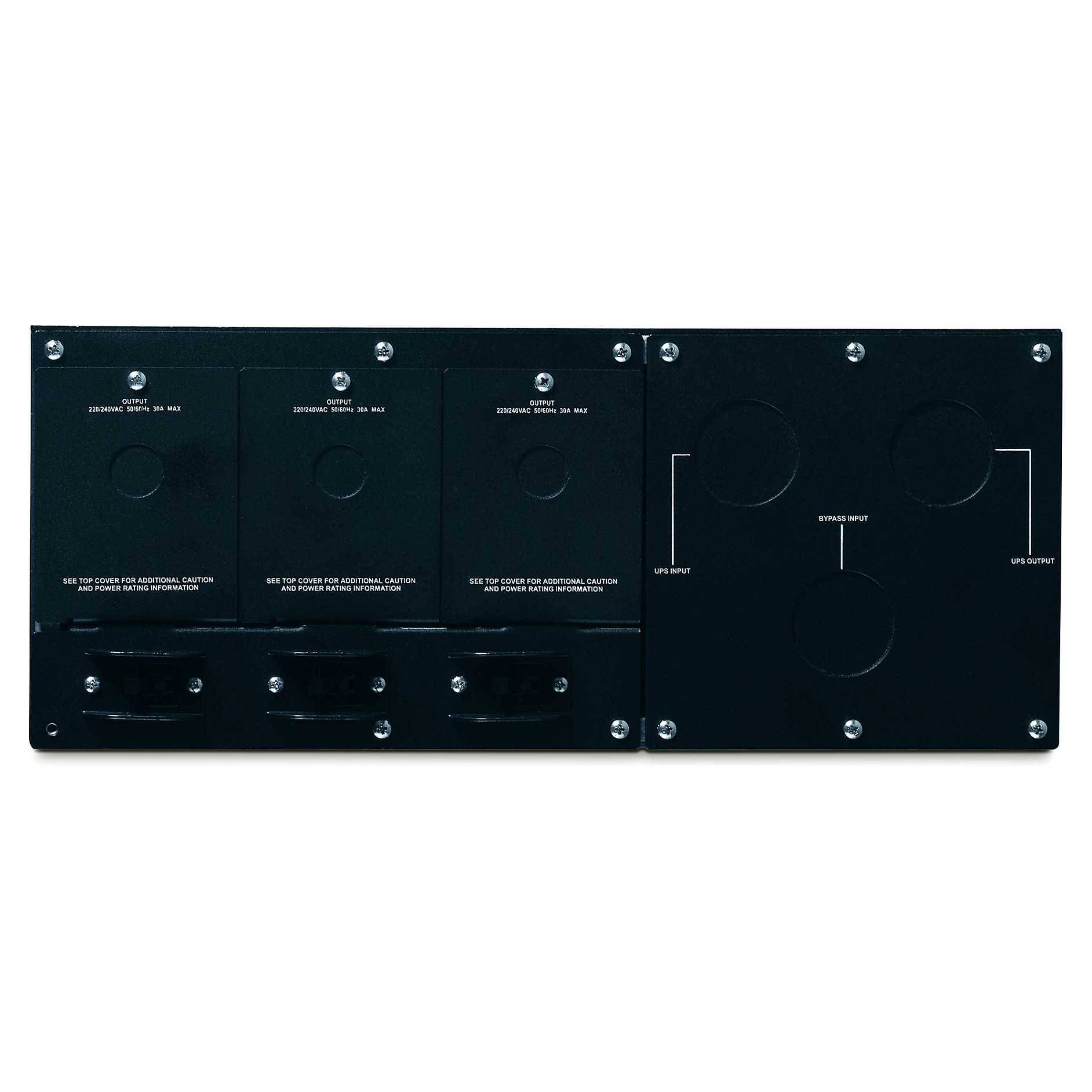 APC Service Bypass Panel 4U, 19" rack-mountable-1