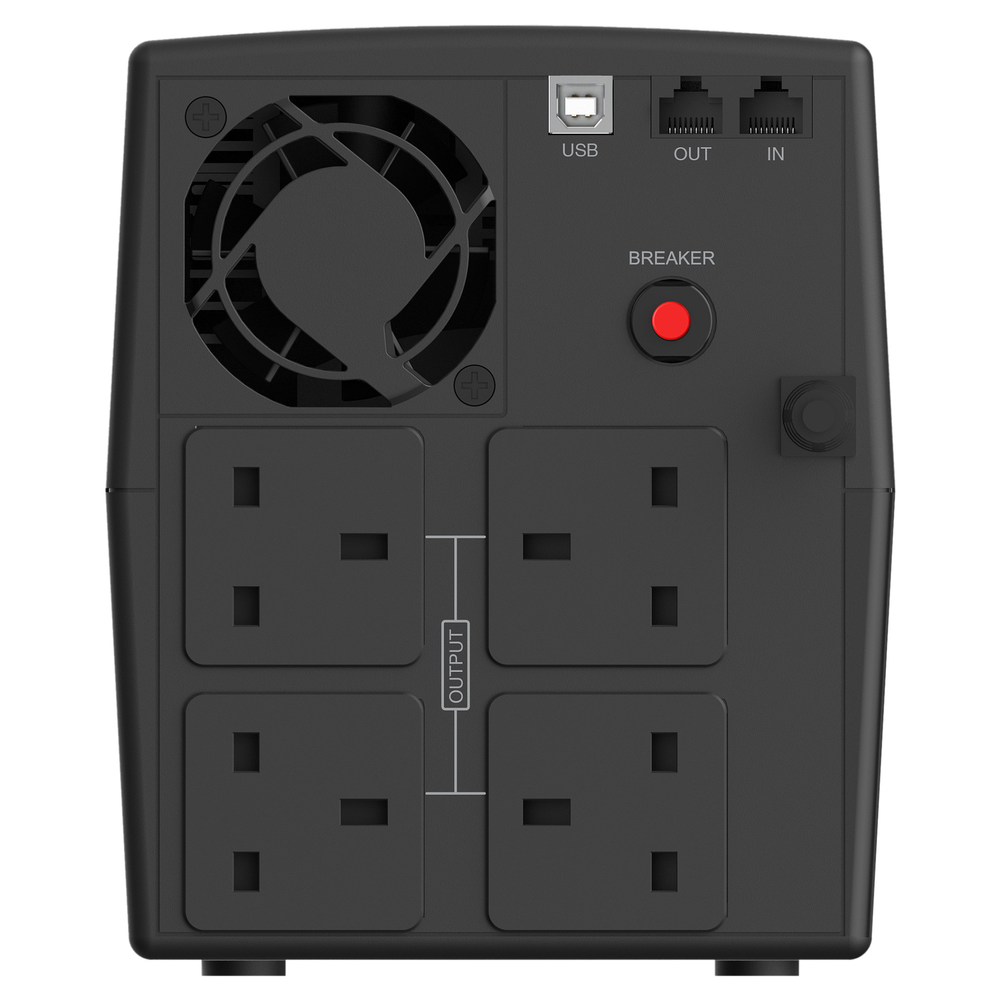 Neprekidno napajanje (UPS) CONCEPTRONIC ZEUS 02X 1200VA (720W, 4x UK utičnice)-1