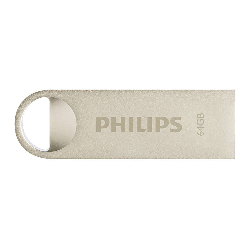 STICK Philips USB 2.0 64GB Moon Vintage Silver-0