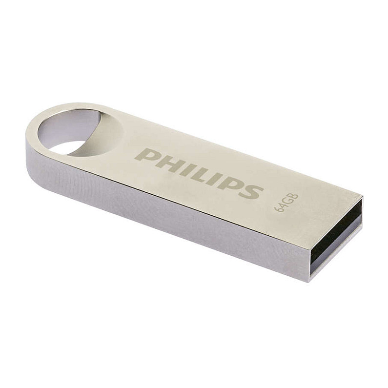 STICK Philips USB 2.0 64GB Moon Vintage Silver-1