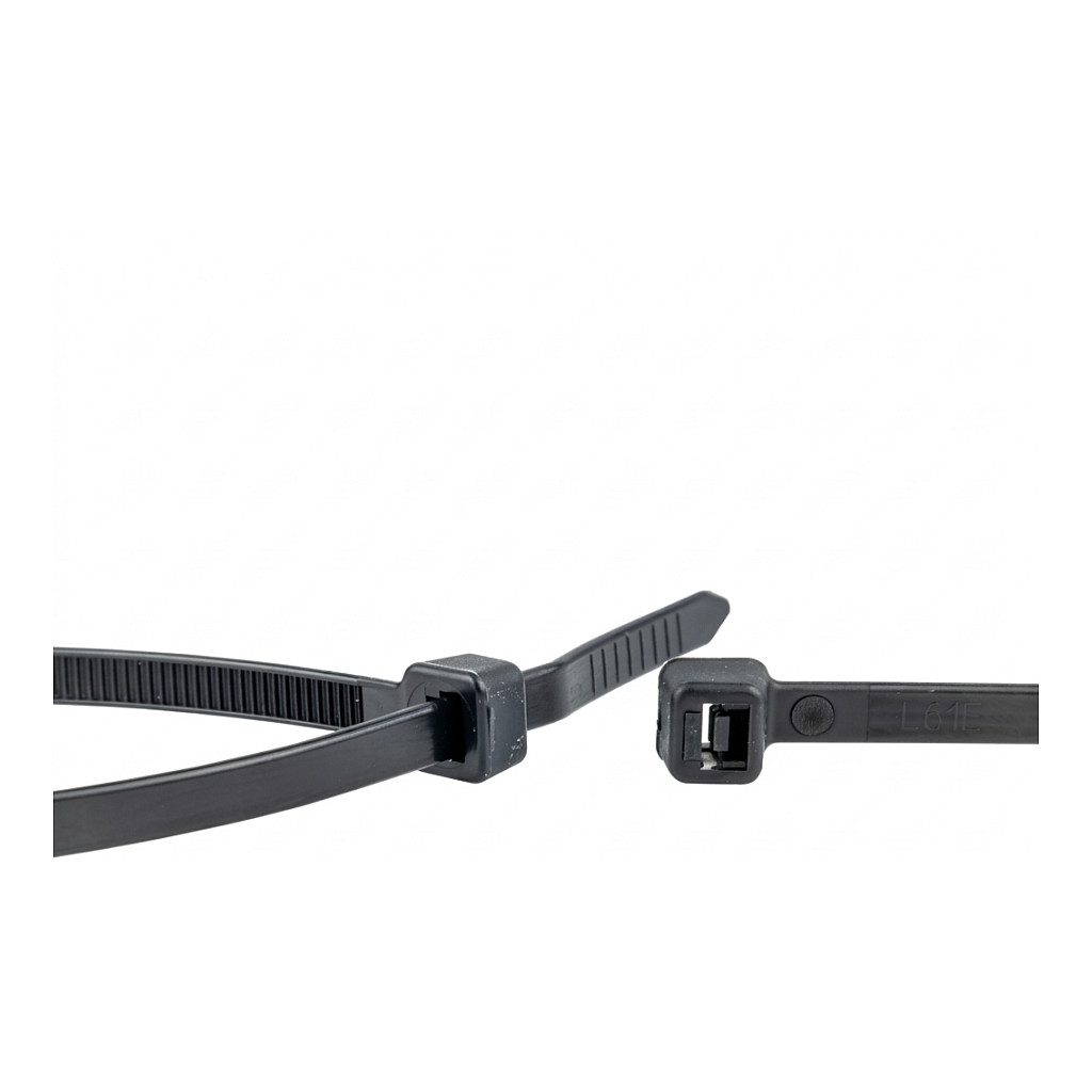 Vezice za kabele WKK UV otporne 200 x 4.8 mm (100 komada) crna boja-0