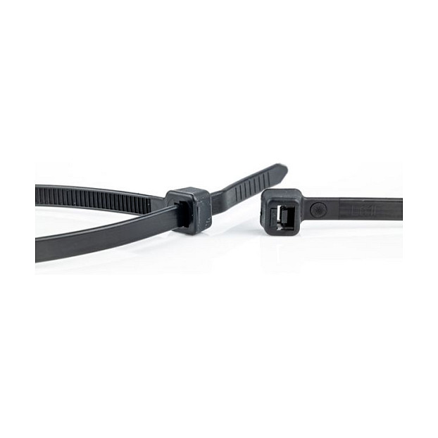 Vezice za kabele WKK UV otporne 200 x 4.8 mm (100 komada) crna boja-1