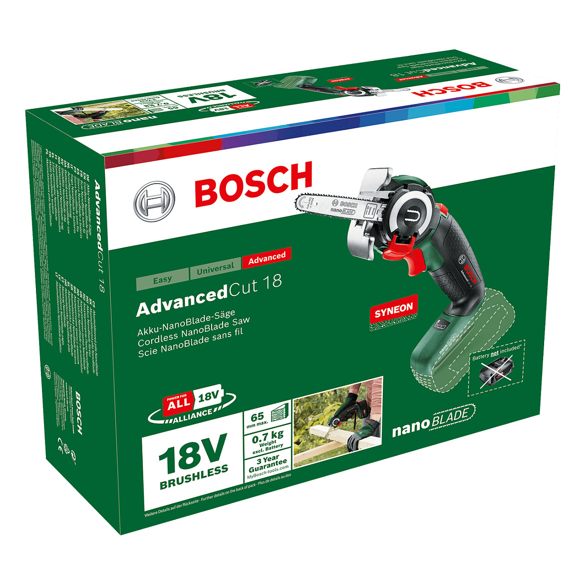 Akumulatorska pila BOSCH AdvancedCut 18 (bez baterije i punjača)-2