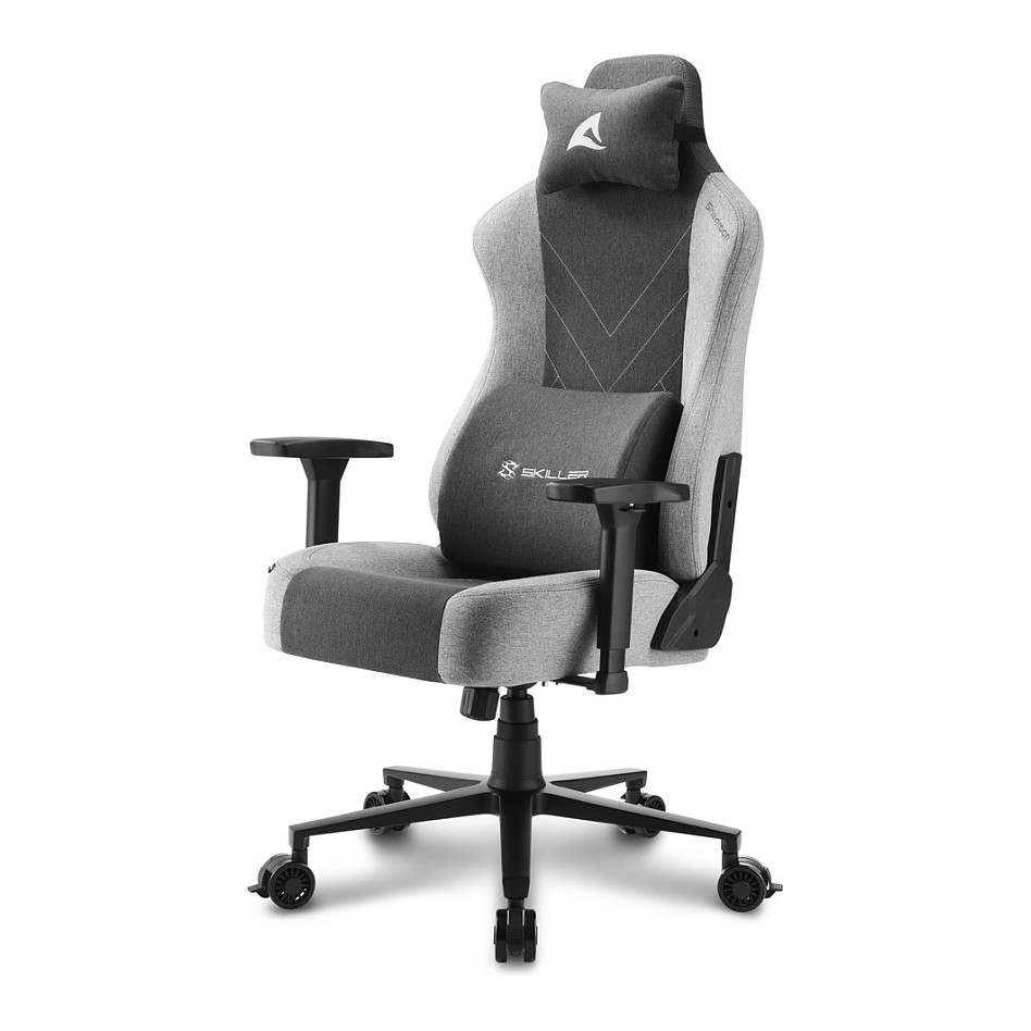 Gaming stolica SHARKOON SGS30 Fabric, siva boja-0