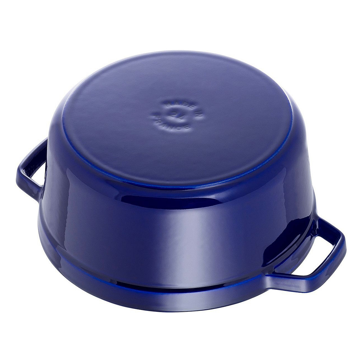 STAUB La Cocotte okrugli lonac od lijevanog željeza 24 cm, tamno plava boja-2