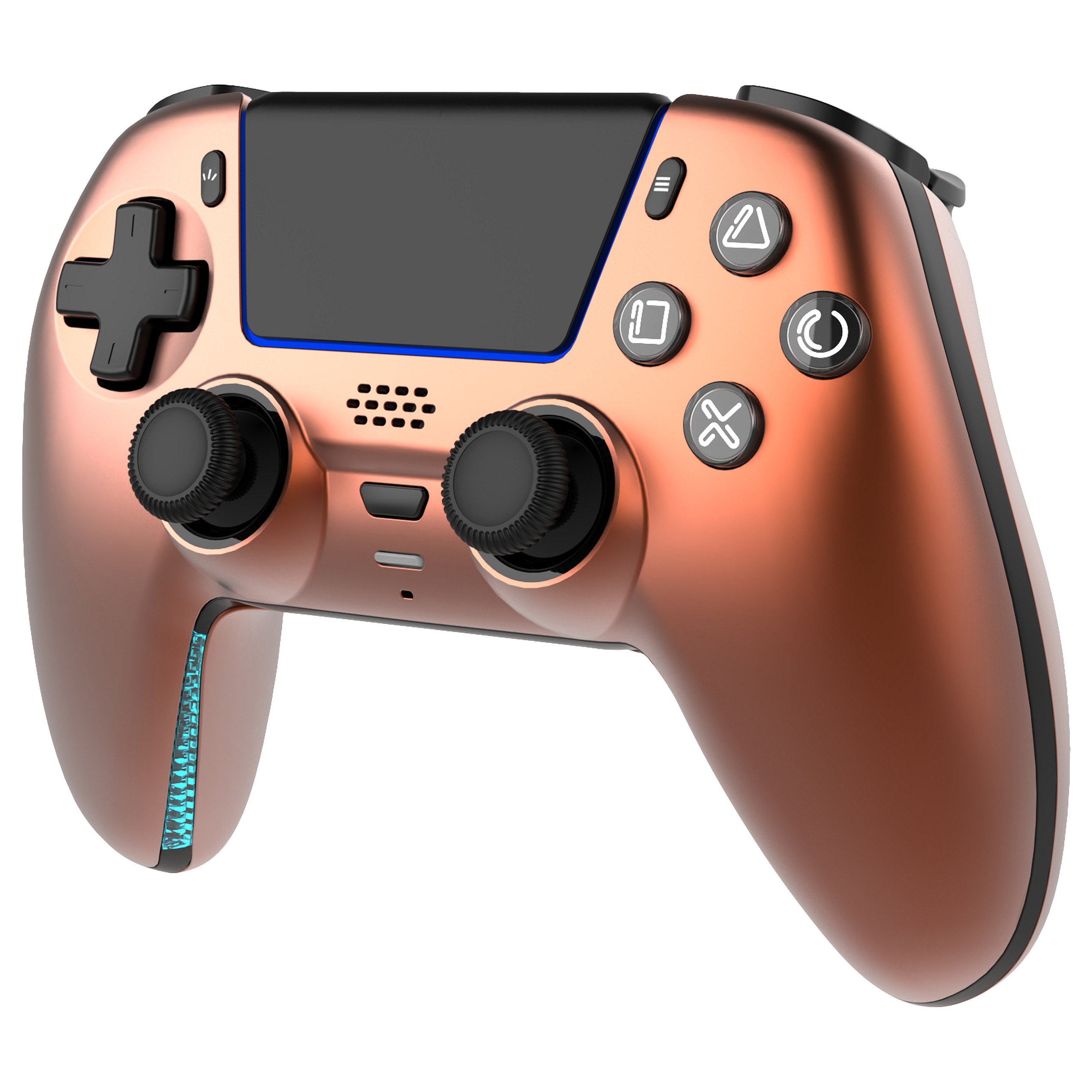 Bežični kontroler DELTACO GAM-143-O sa stanicom za punjenje za PS5/PC/Android/iOS (narančasta boja)-3