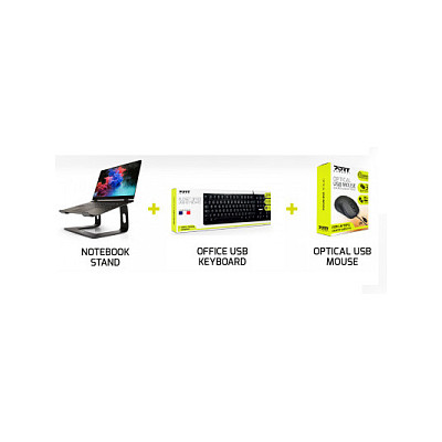 PORT DESIGNS Office Pack žičani komplet tipkovnica i miš (njemački QWERTZ)-1