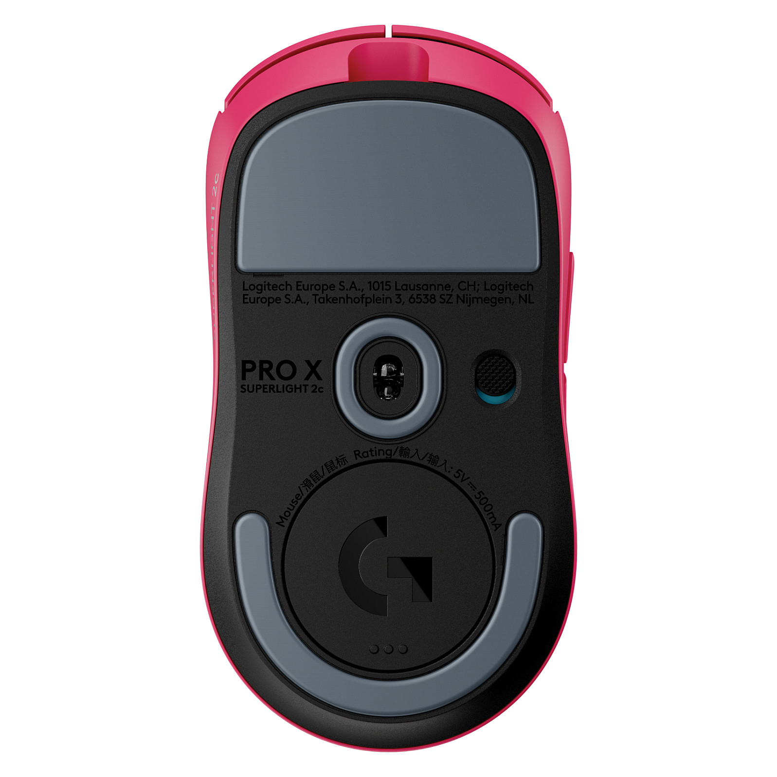 Gaming miš LOGITECH G PRO X SUPERLIGHT 2 LIGHTSPEED, bežični, roza boja-1