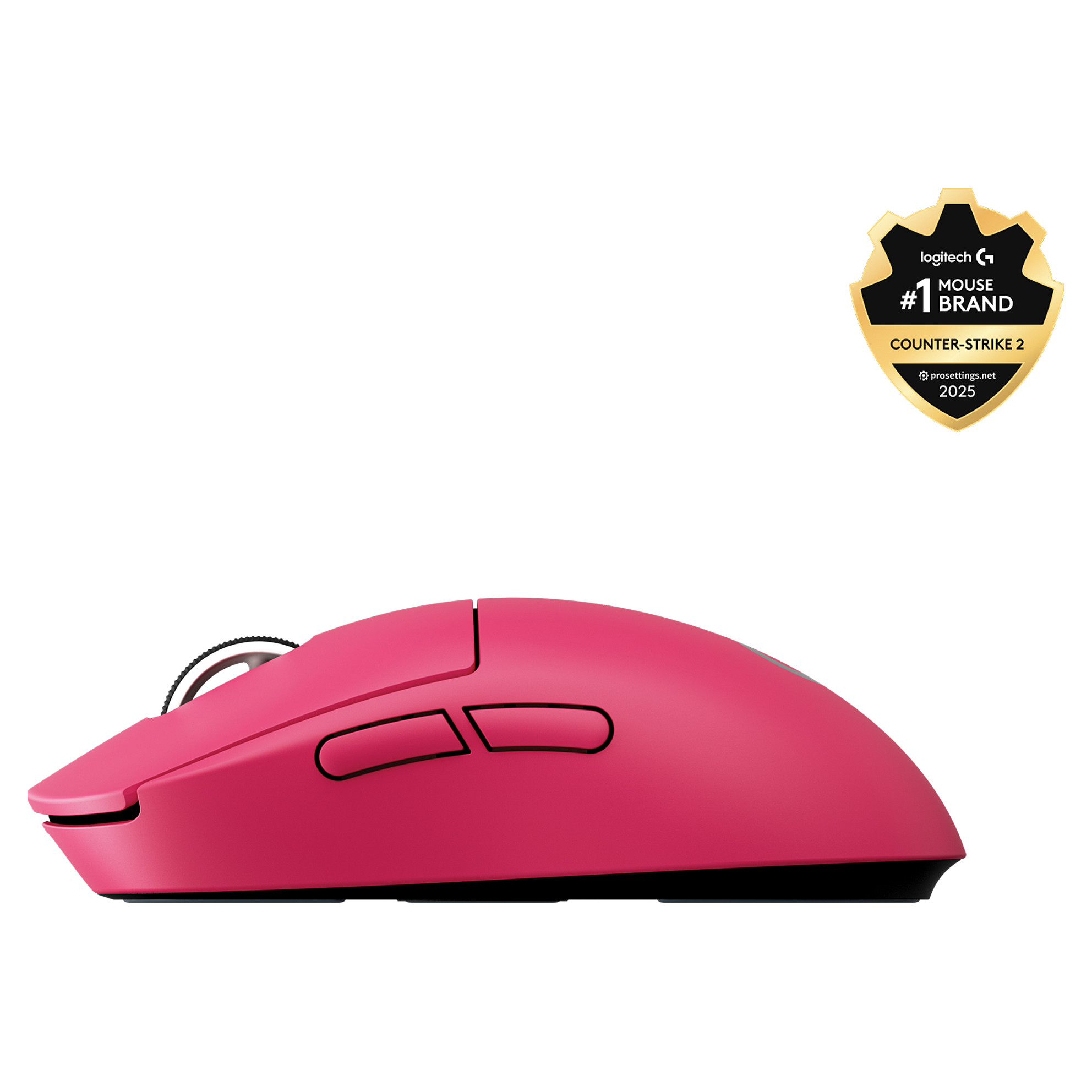 Gaming miš LOGITECH G PRO X SUPERLIGHT 2 LIGHTSPEED, bežični, roza boja-2