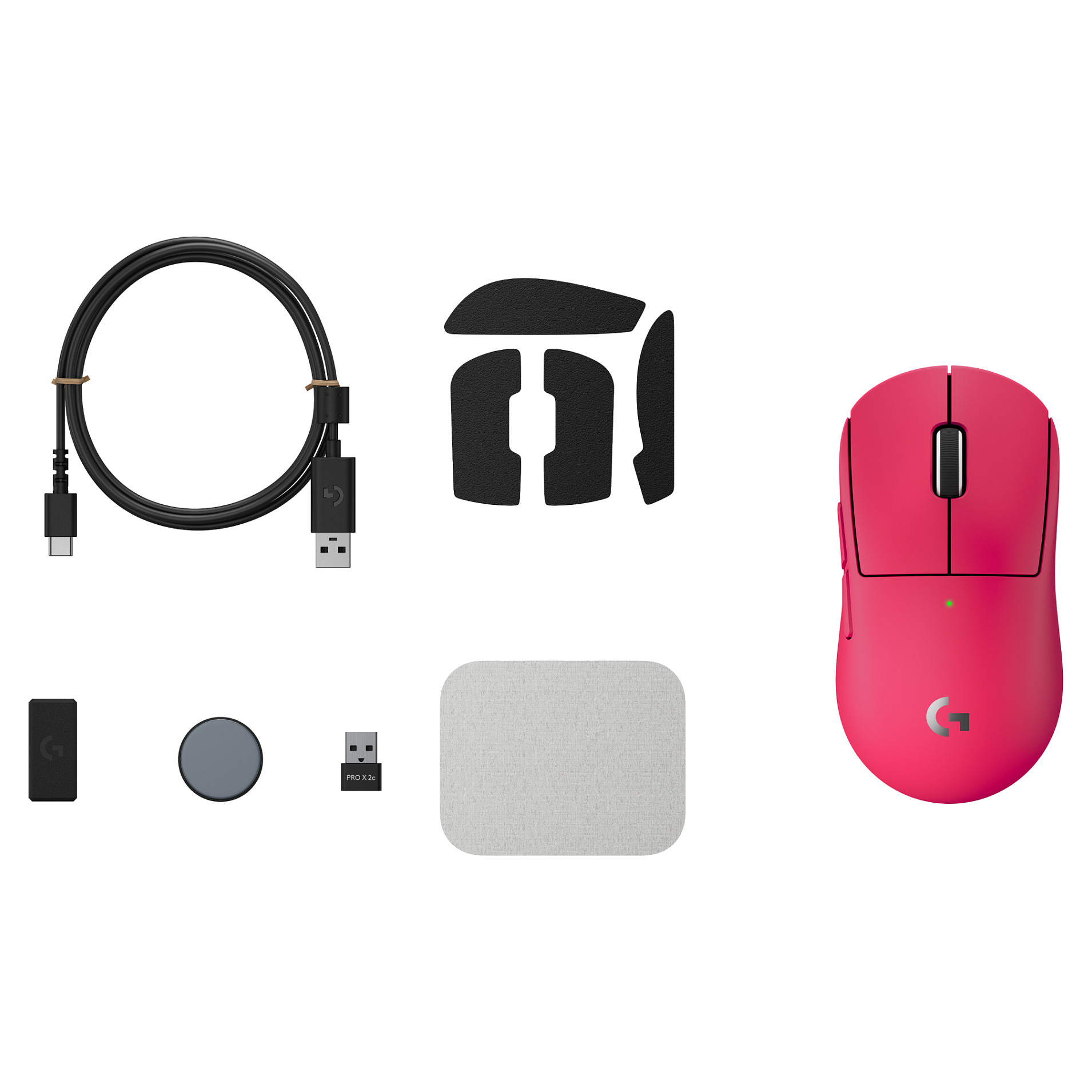 Gaming miš LOGITECH G PRO X SUPERLIGHT 2 LIGHTSPEED, bežični, roza boja-5