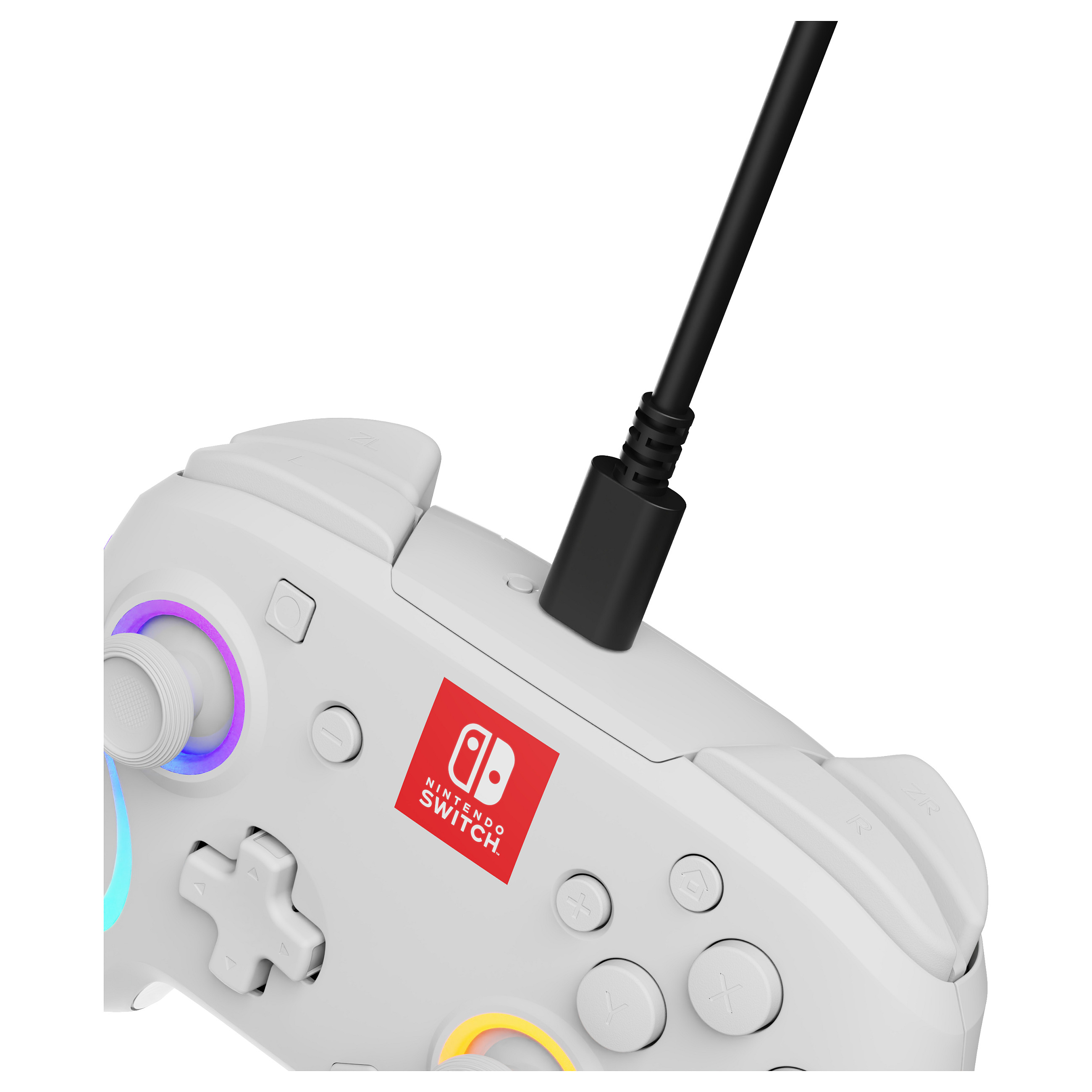 Bežični kontroler PDP Afterglow Wave za Nintendo Switch, bijela boja-13