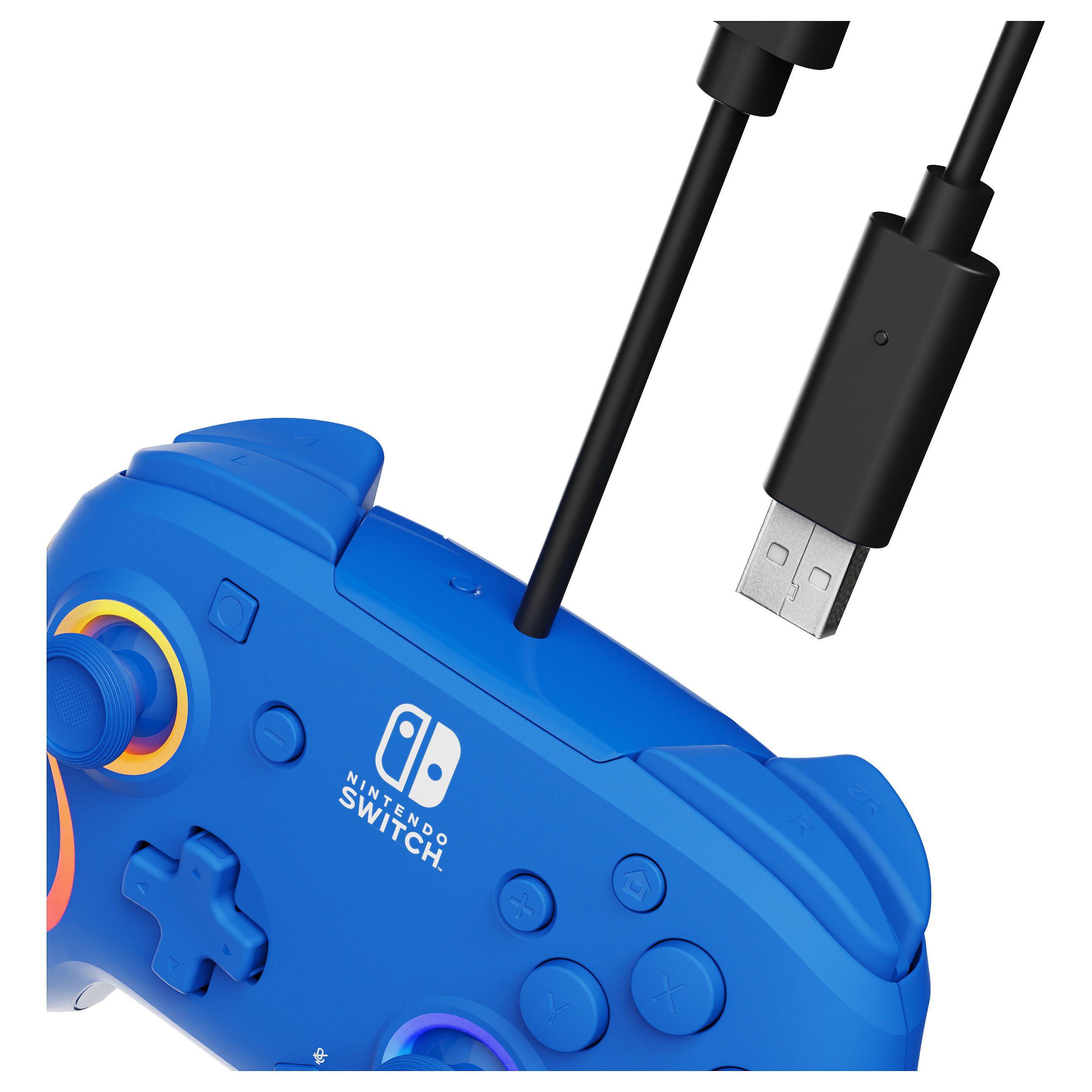 Žičani kontroler PDP Afterglow Wave za Nintendo Switch, plava boja-3